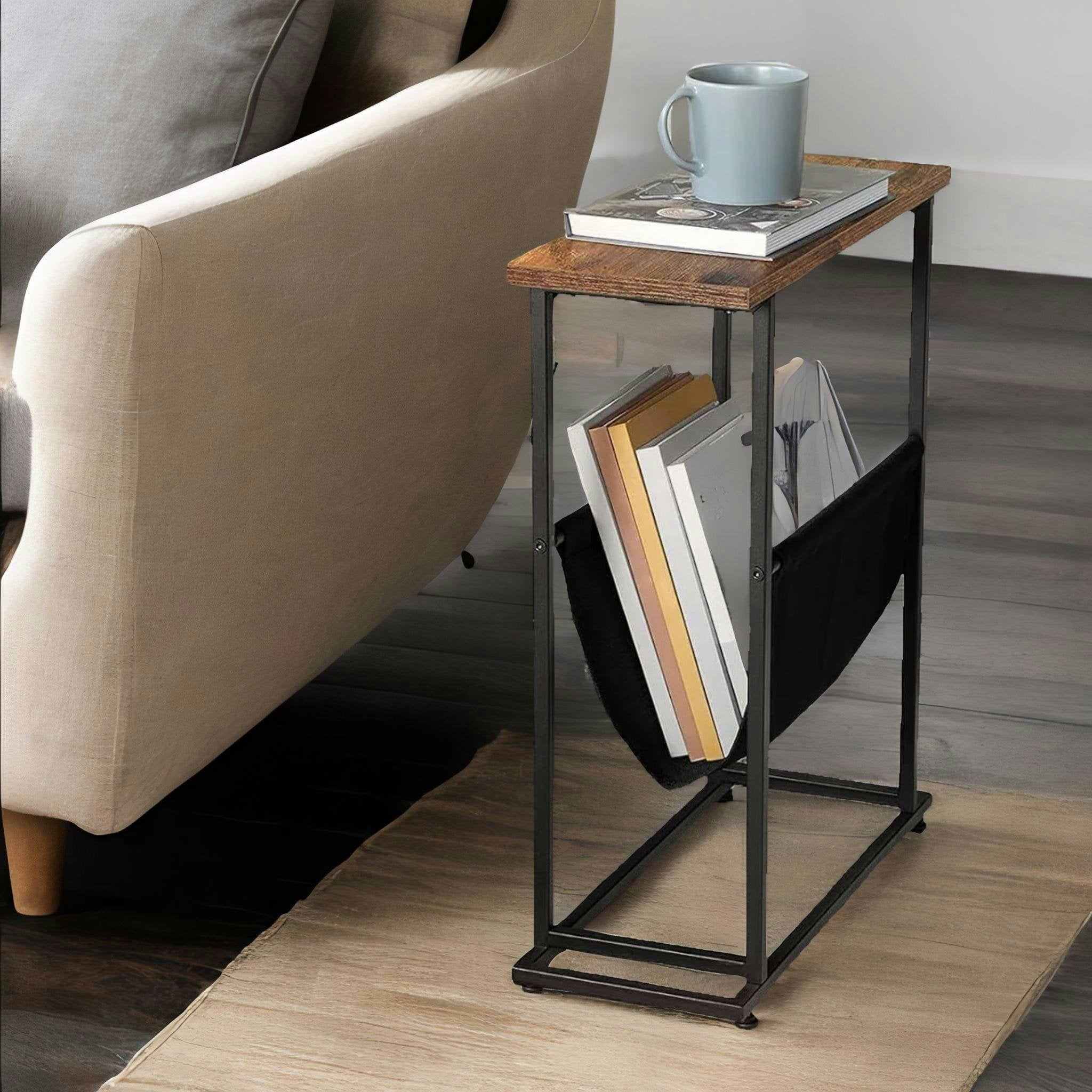 Rafaelo Mobilia Bedside Table With Magazine Holder Sling