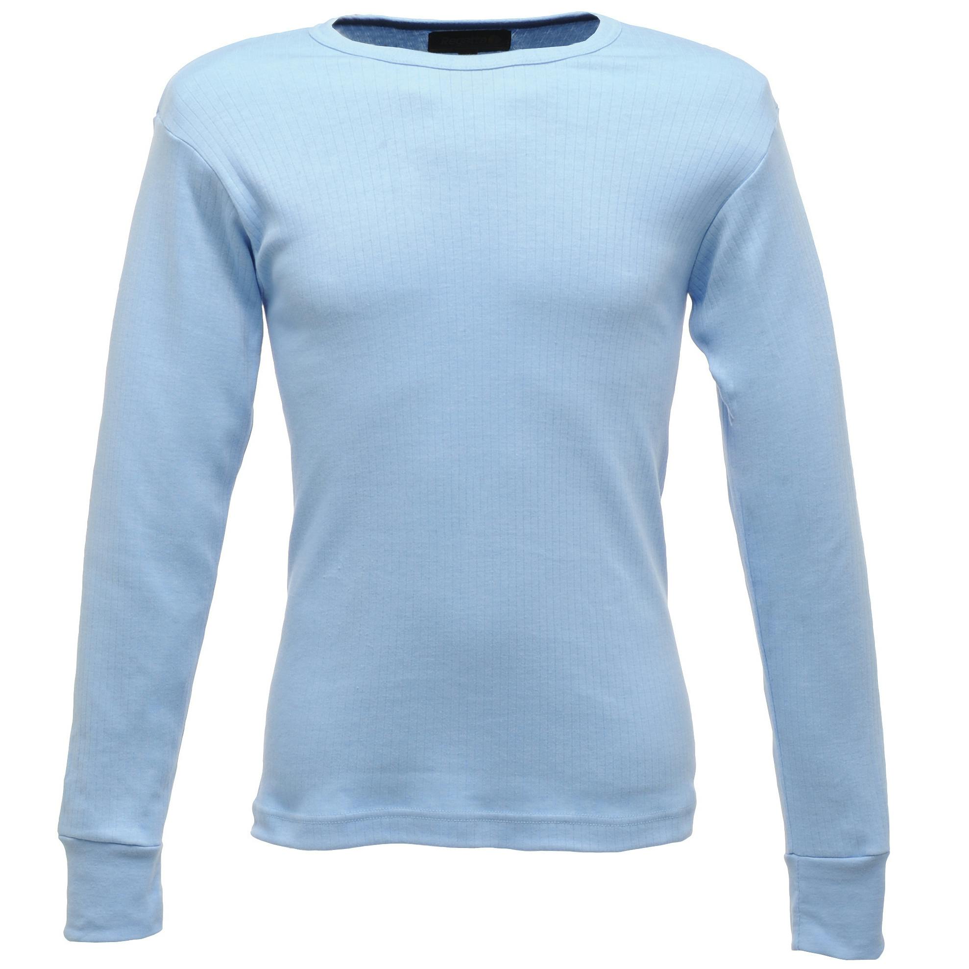 Regatta Men's Blue Professional Long-Sleeved Thermal Base Layers - Xs - 50% Polyester/50% Cotton