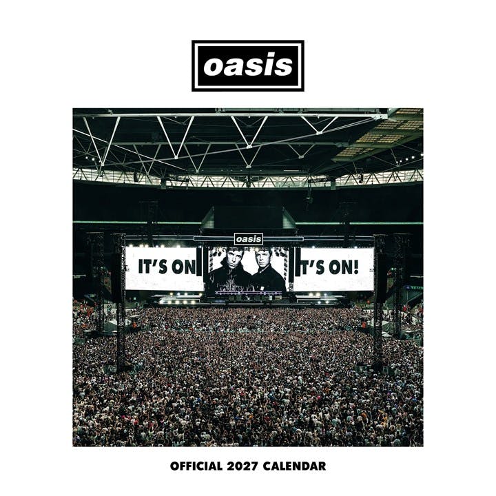 Oasis 2027 A3 Wall Calendar Official Licensed Britpop Band Calendar | 2026 - Image 6