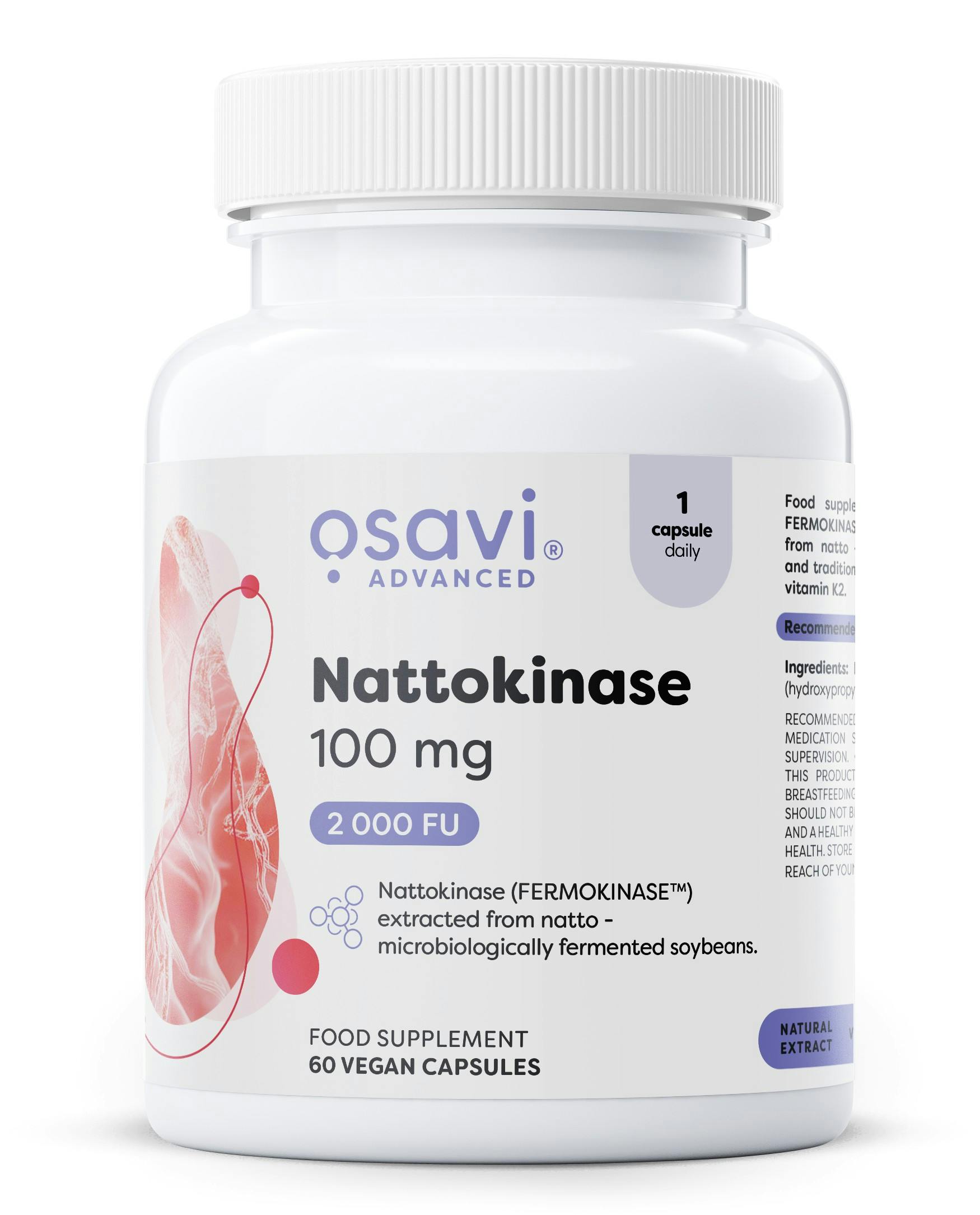 Osavi Nattokinase 100Mg Capsules 60 Capsules - Image 4