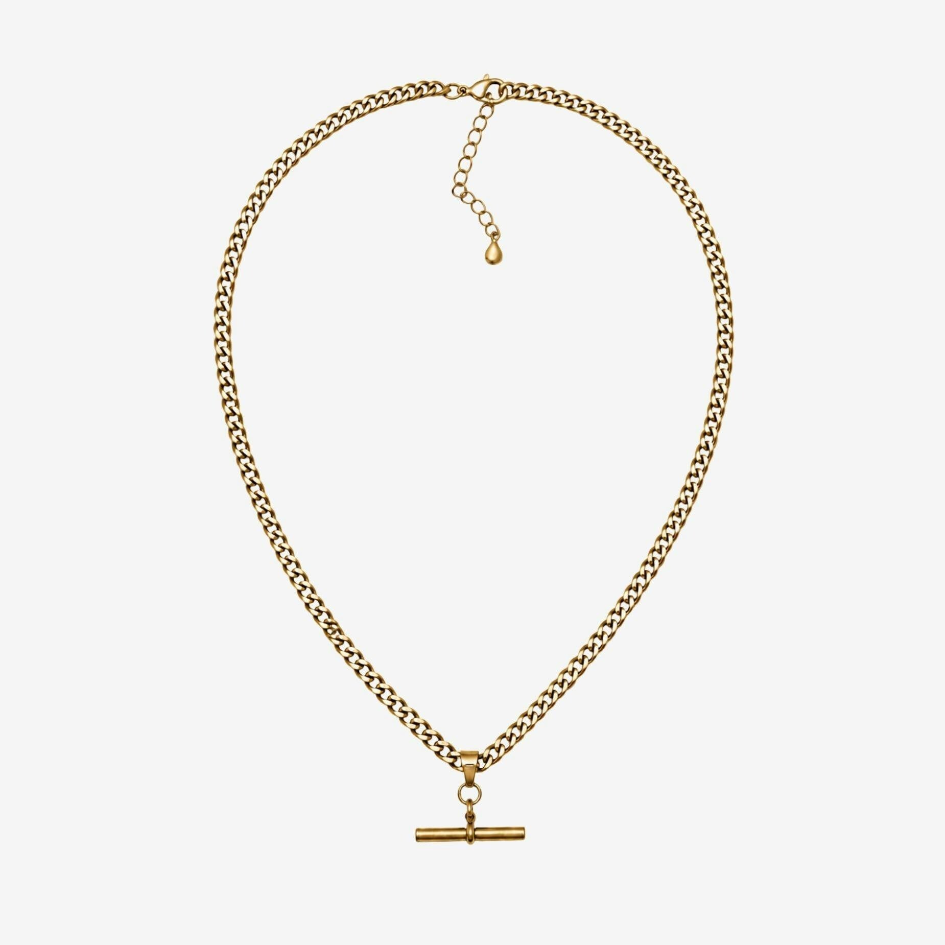 Uchi & Soto Gold Kin T-Bar Necklace
