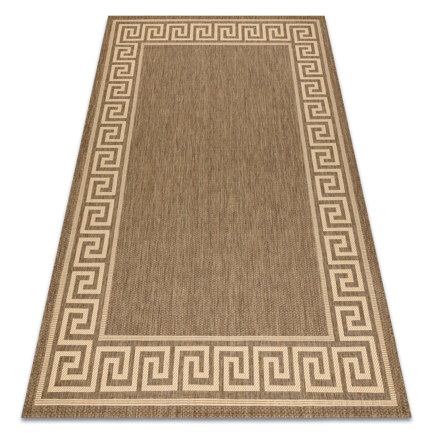 Rugsx Brown Floorlux Rug - Polypropylene - 80Cm X 150Cm