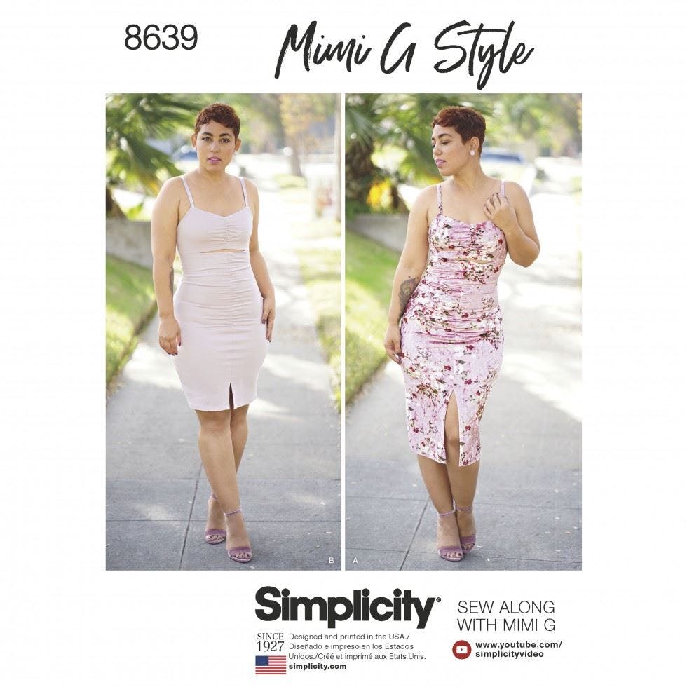 Simplicity Women's Sewing Pattern 8639, Dresses For U5 (16-18-20-22-24) - Intermediate - U5 (16-18-20-22-24)