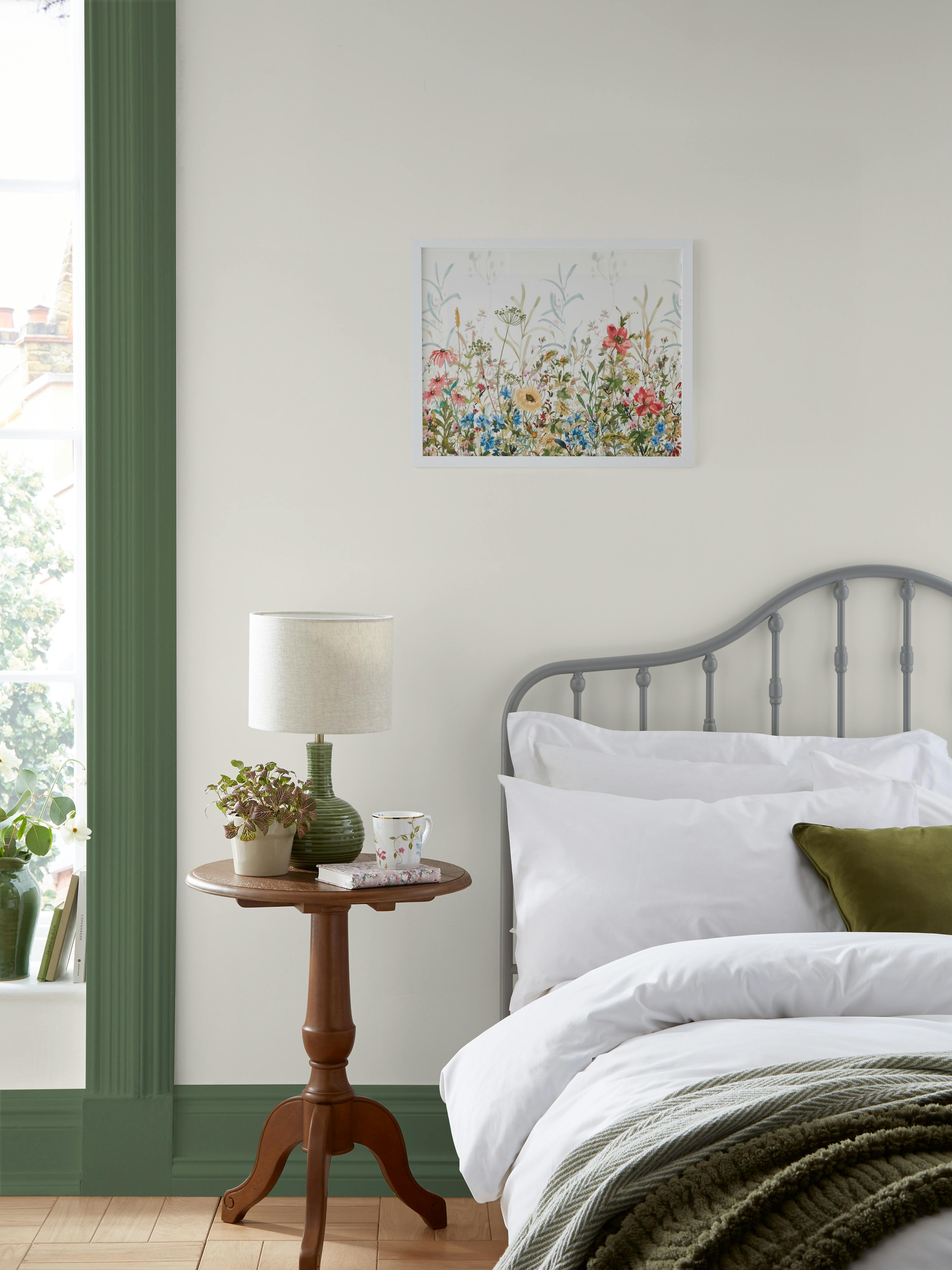 Rackhams White Poppy Meadow Print In A Frame - 50X70