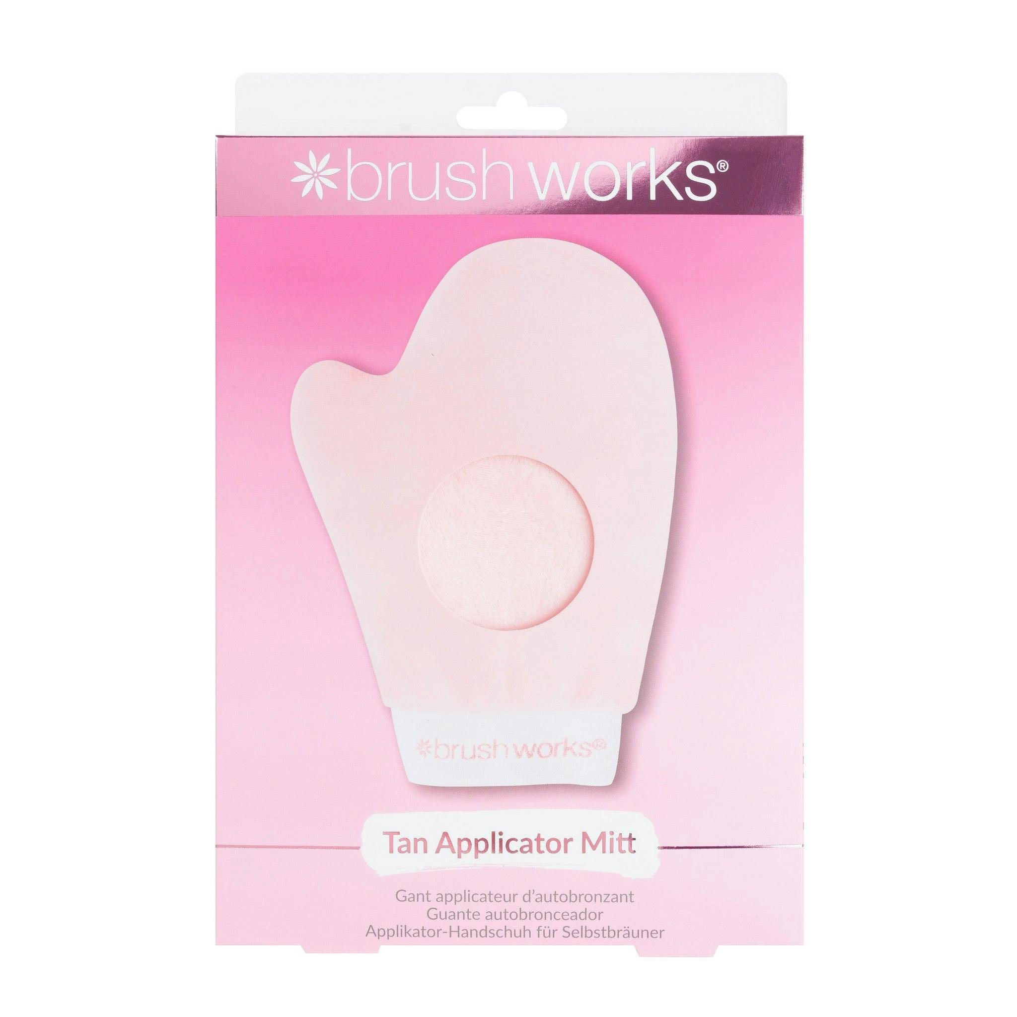 Brushworks Tan Applicator Mitt – Ultra Soft, Velvety Self Tan Mitt for Flawless, Streak-Free Application | Reusable, Protective Lining, Vegan & Cruelty-Free - Image 3