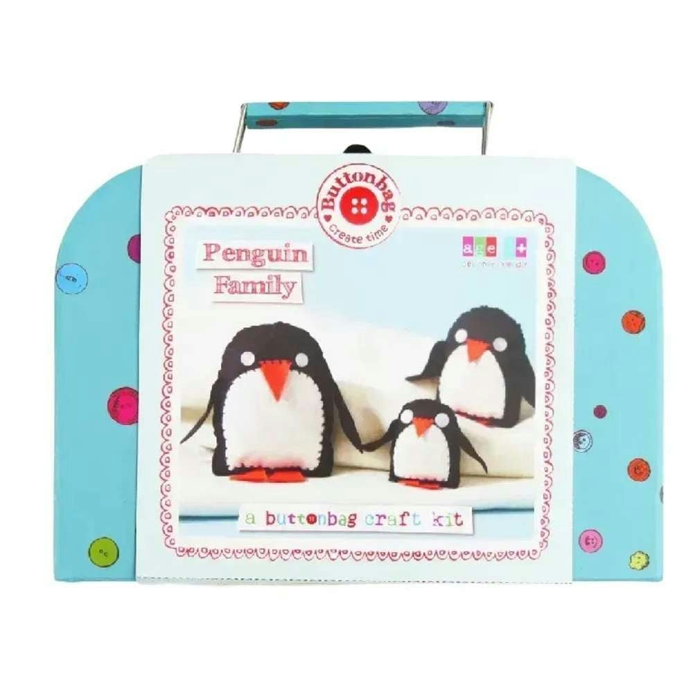 Buttonbag Unisex Multicolor Penguin Family Sewing Craft Kit - Learn To Sew - Suitable For All - Image 4