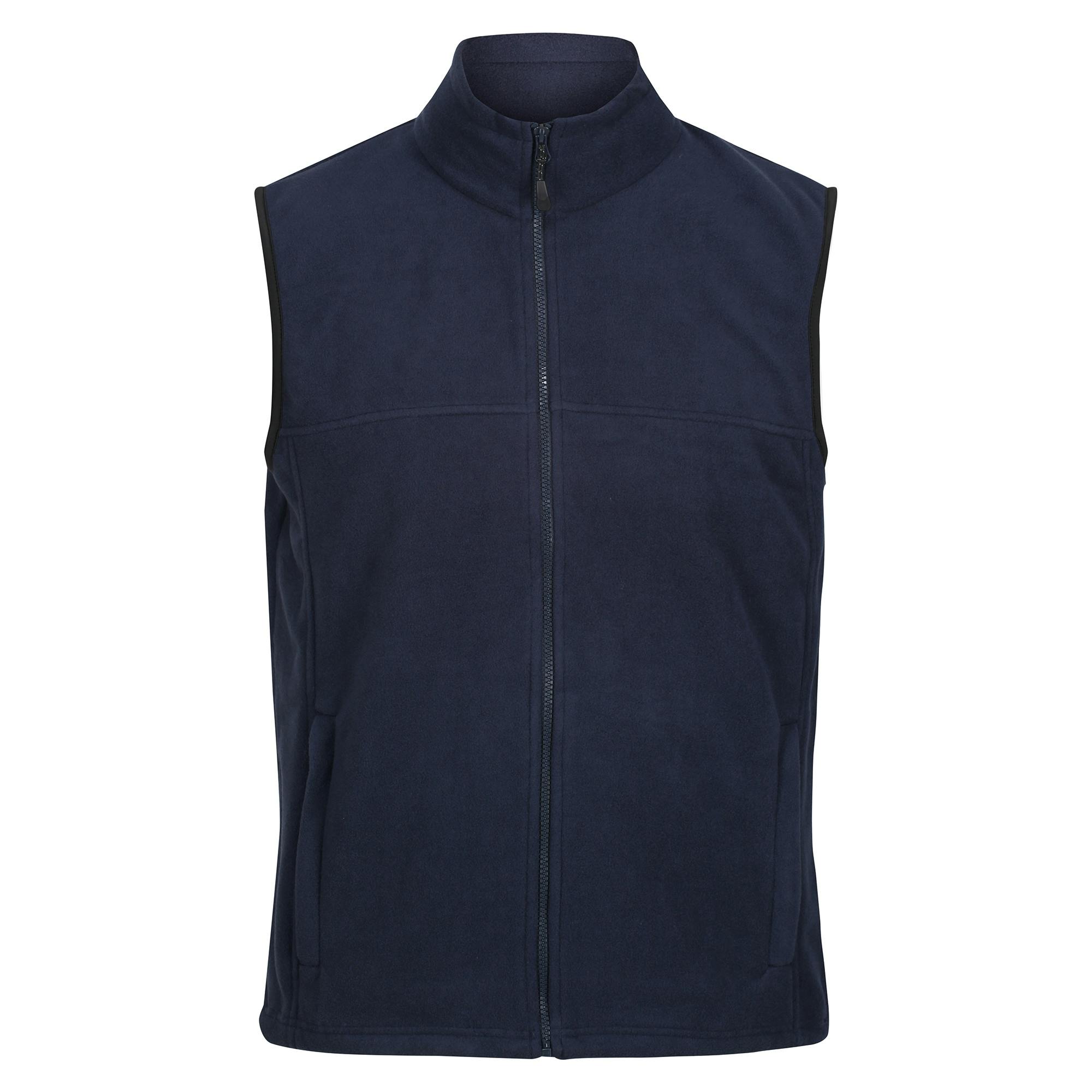 Regatta Dark Haber Ii Full-Zip Bodywarmer Fleece Anti-Pill Jacket (250 Gsm) - Navy - 3XL - Navy - 100% Fleece