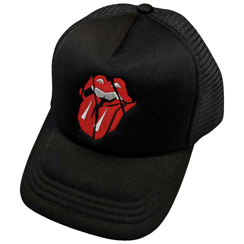 Paradiso Clothing Unisex Black The Rolling Stones Hackney Diamonds Shards Trucker Cap