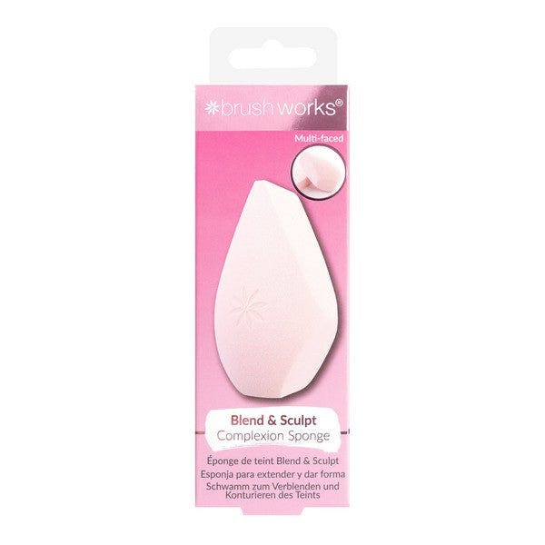 BRUSHWORKS Blend & Sculpt Complexion Sponge Unique Shape Versatile NEW UNOPENED - Image 4