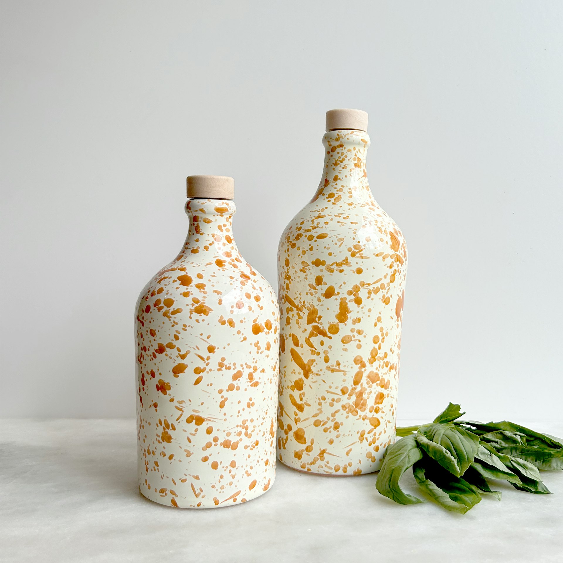 Rackhams Orange Burnt Oil & Vinegar Bottle - 500Ml