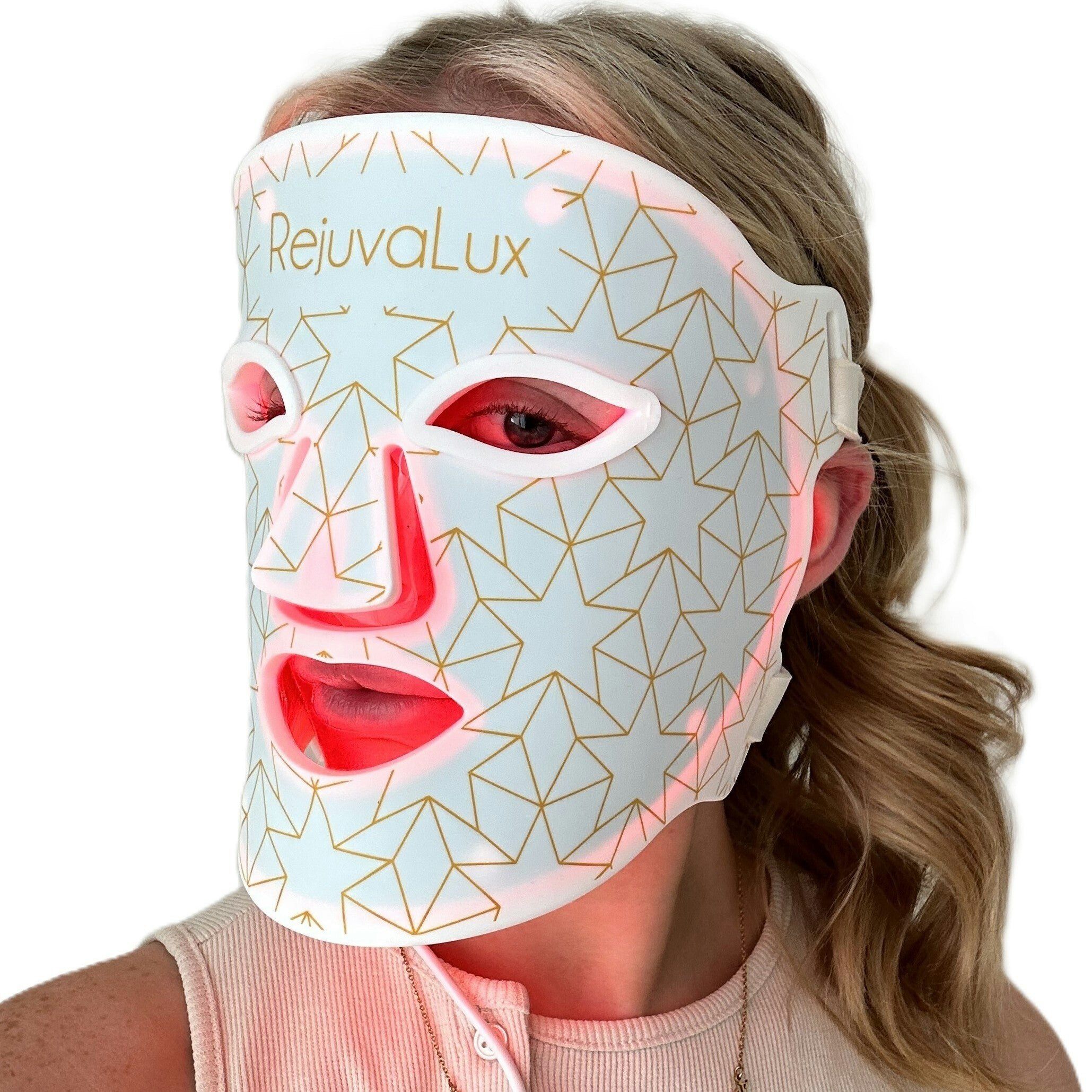 Beautaholics Unisex Light/White Rejuvalux Advanced Led Therapy Mask With Near-Infrared