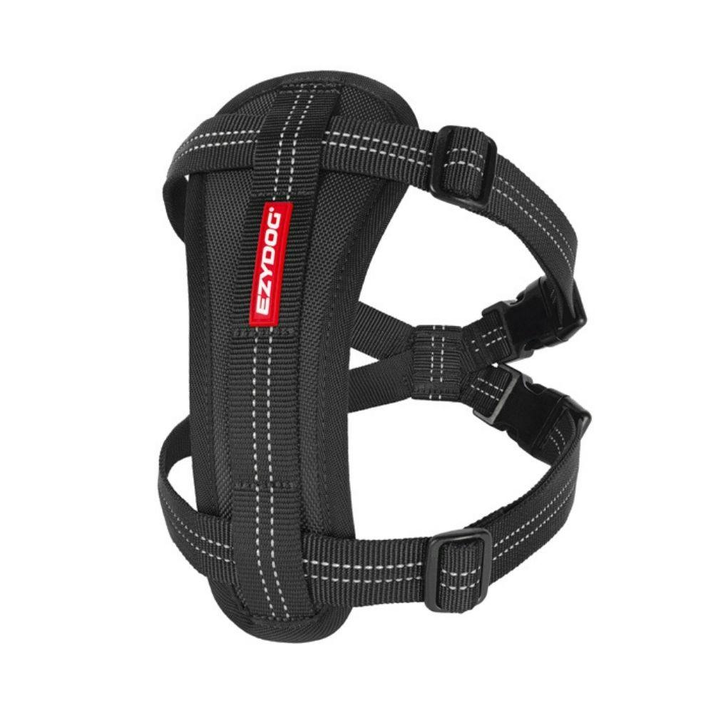 Ezydog Black Essential Chest Plate Dog Harness In - Xxs