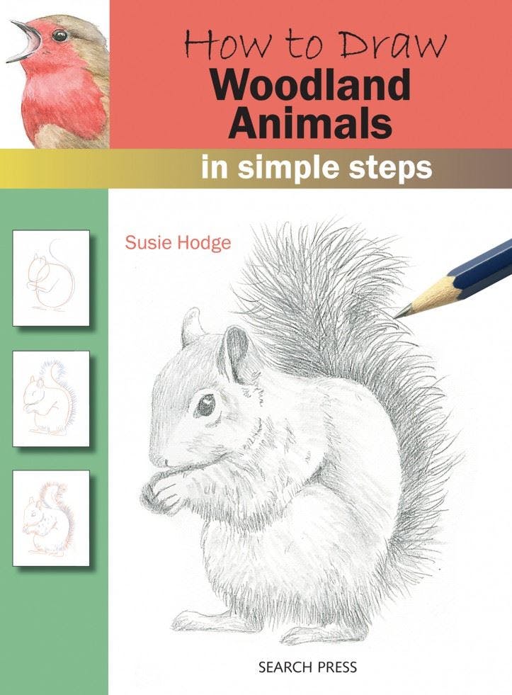 How to Draw: Woodland Animals: In Simple Steps by Susie Hodge - Image 9