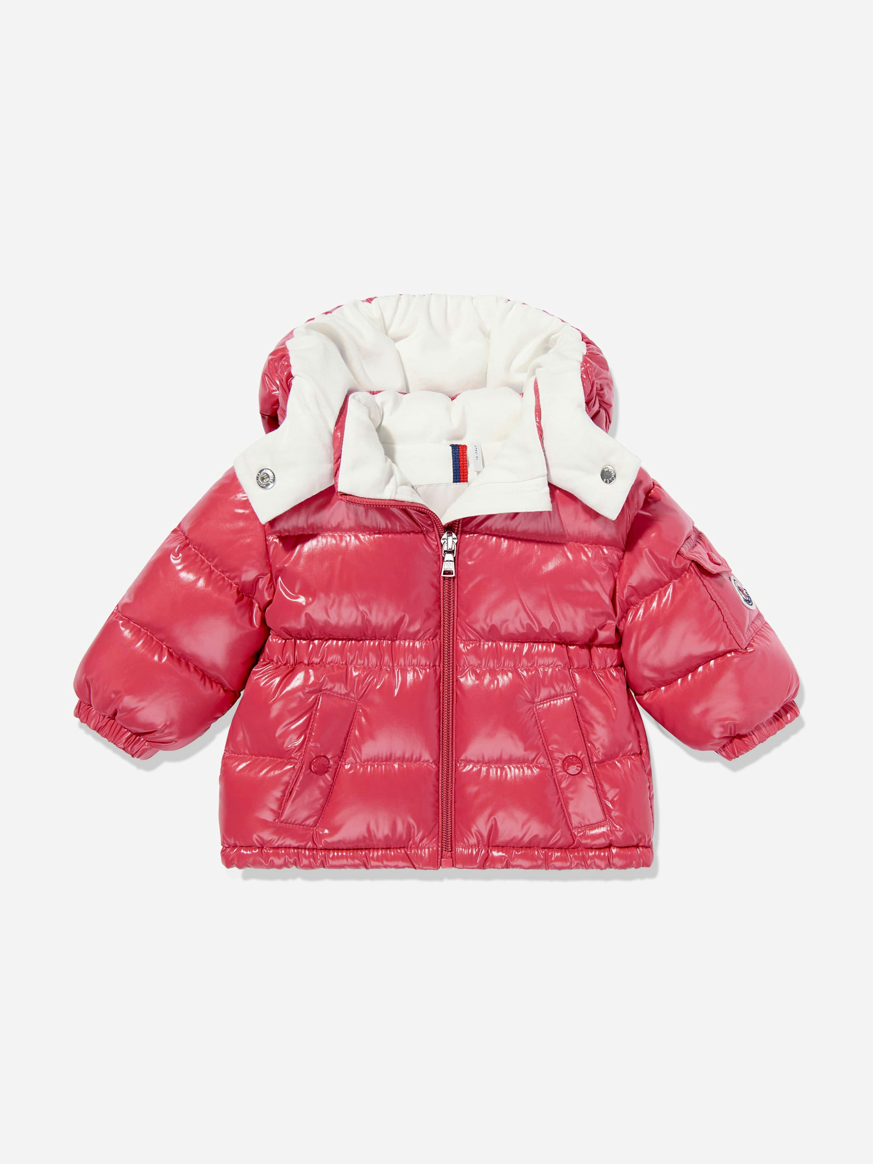 Moncler Enfant Women's Pink Baby Girls Maire Down Padded Jacket In - 3 Yrs