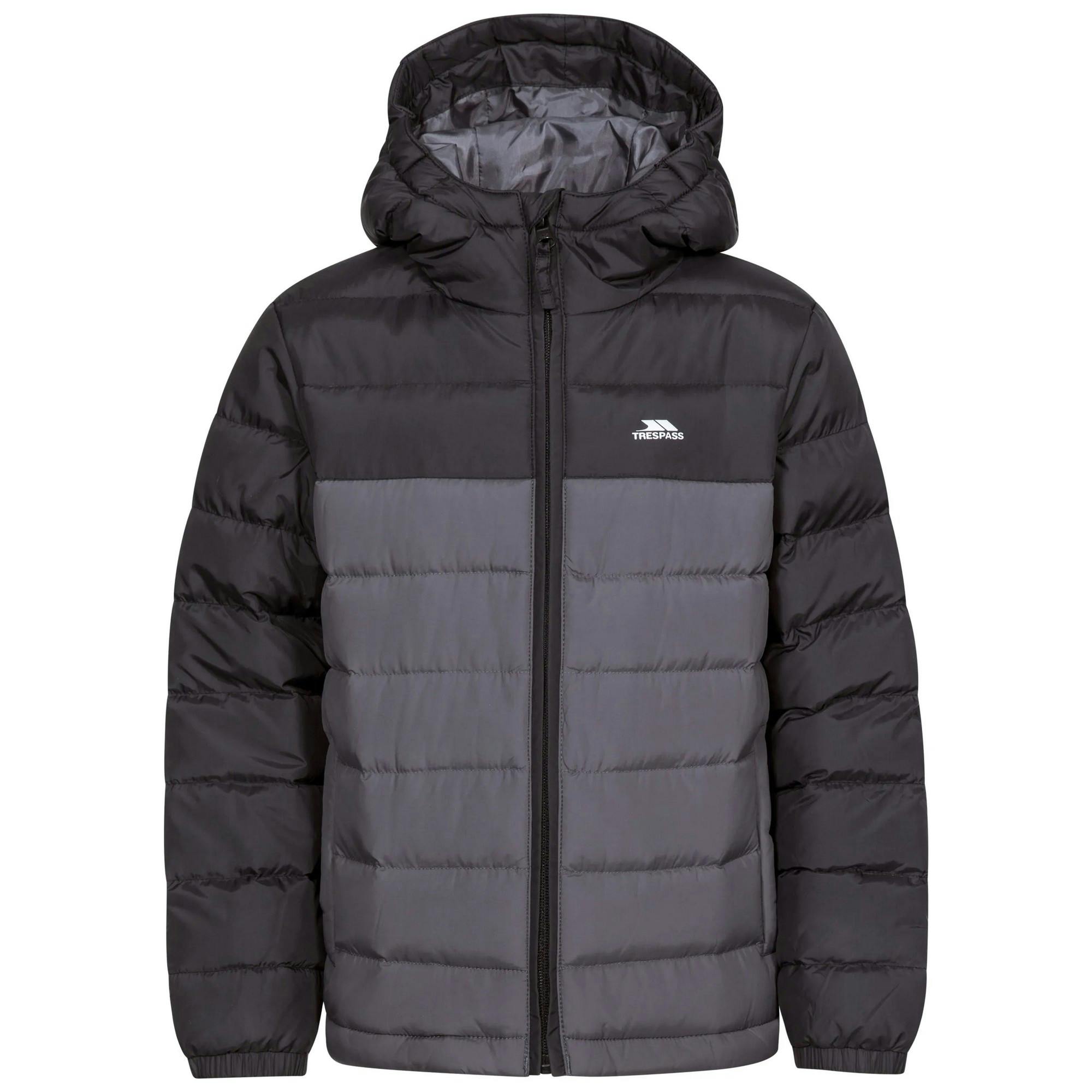 Trespass Black Childrens/Kids Oskar Padded Jacket - 2-3 Years - 100% Polyester