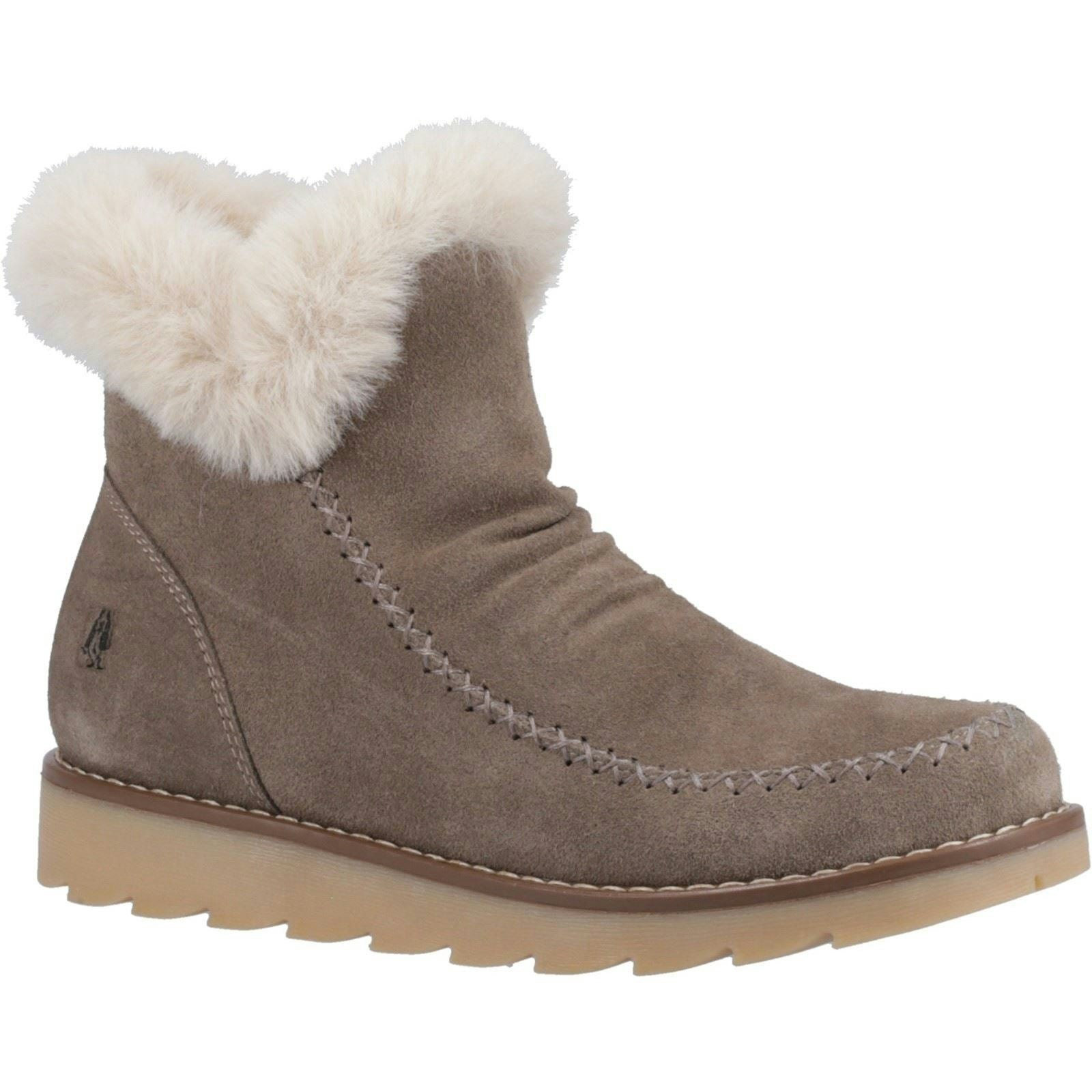 Hush Puppies Women's Moira Mid Boots In Taupe - Size 8
