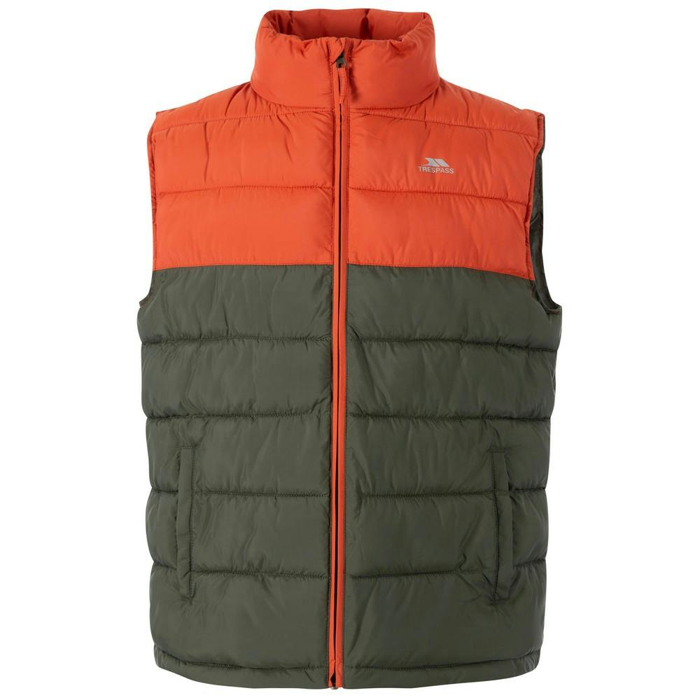 Trespass Men's Orange Oskar Gilet - Burnt - Xl - Burnt - 100% Polyester