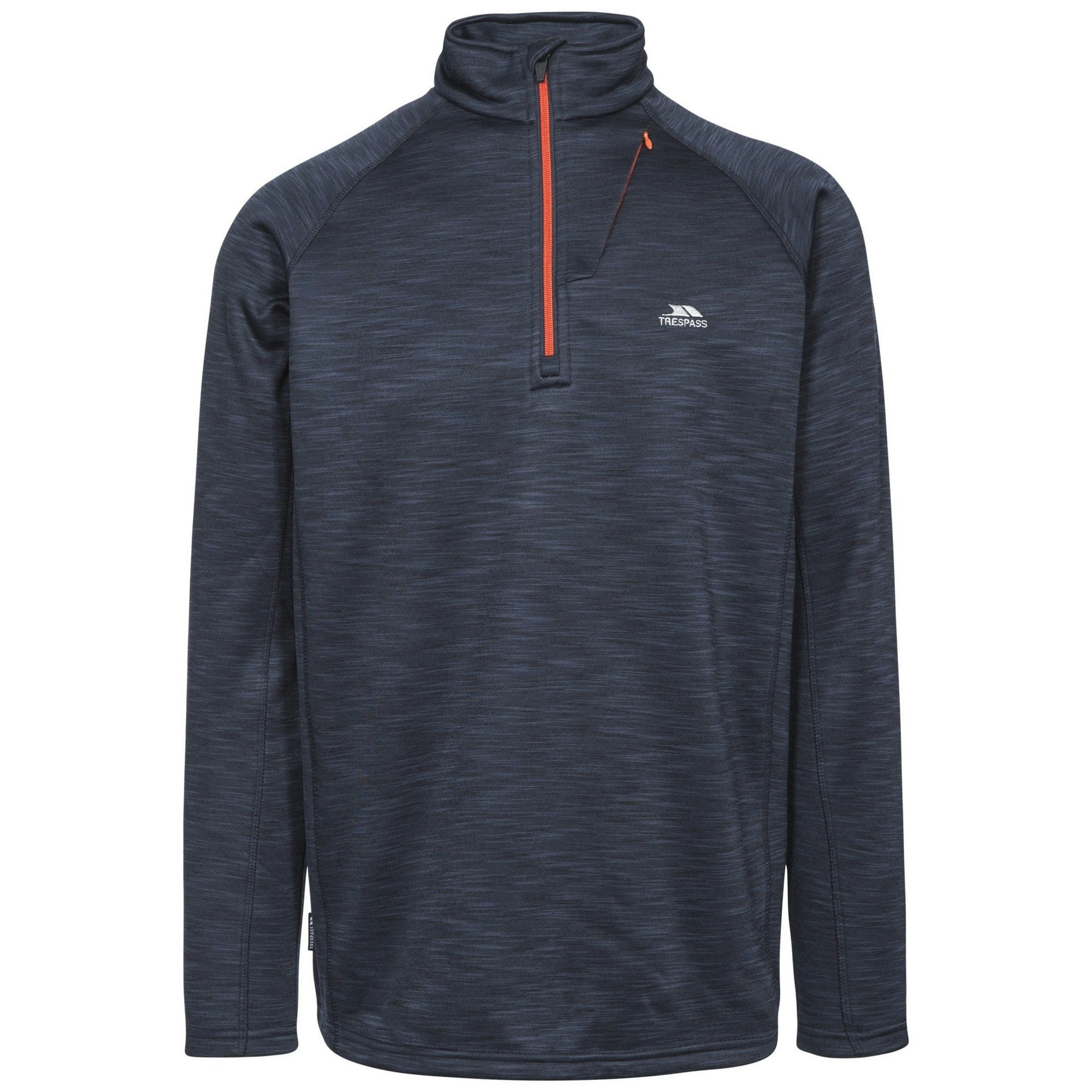 Trespass Mens Collins Half Zip Fleece Top - Navy - Size 2XL - Image 2