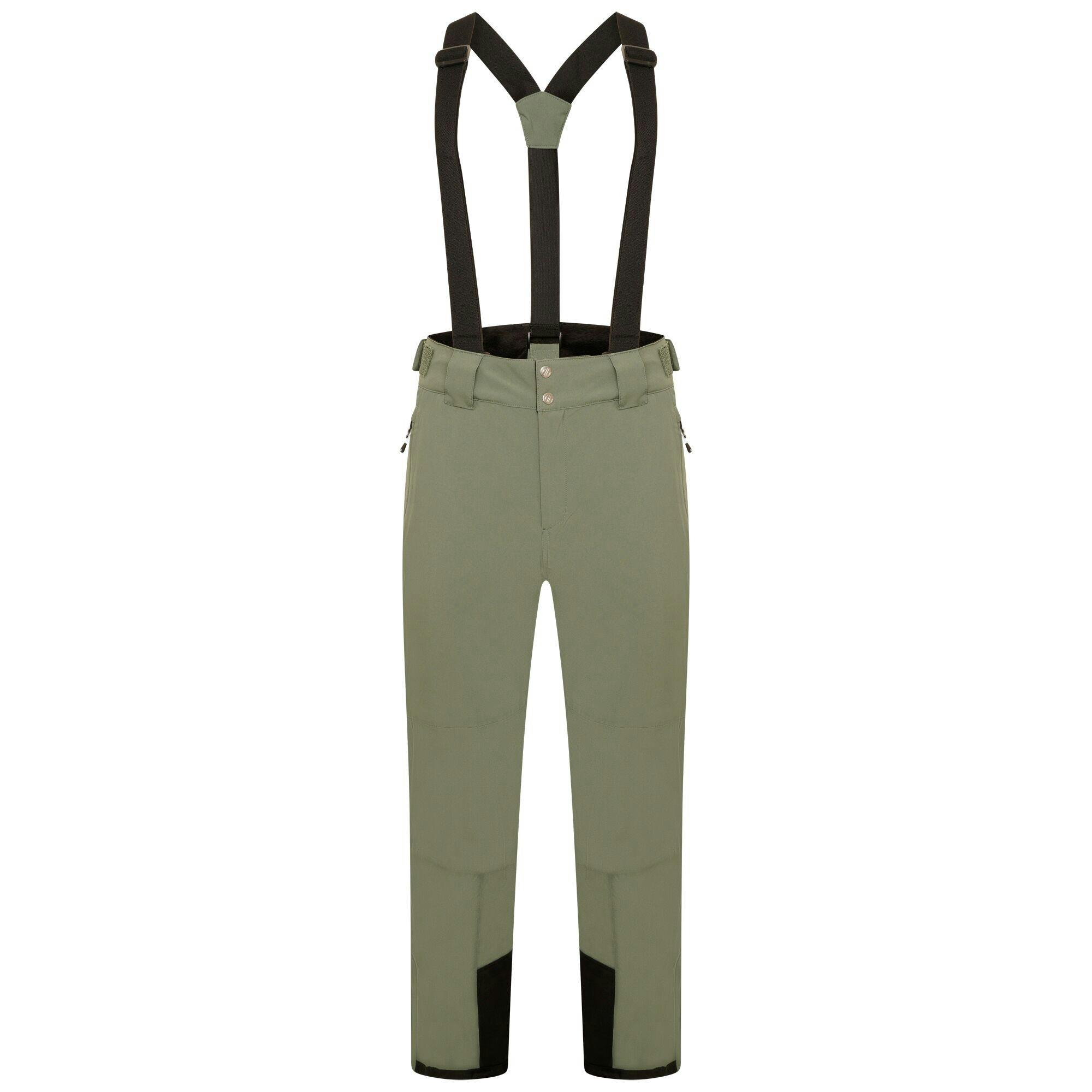 Dare 2B Men's Green Achieve Ii Ski Trousers - Duck - Xxl - Duck - 100% Polyester