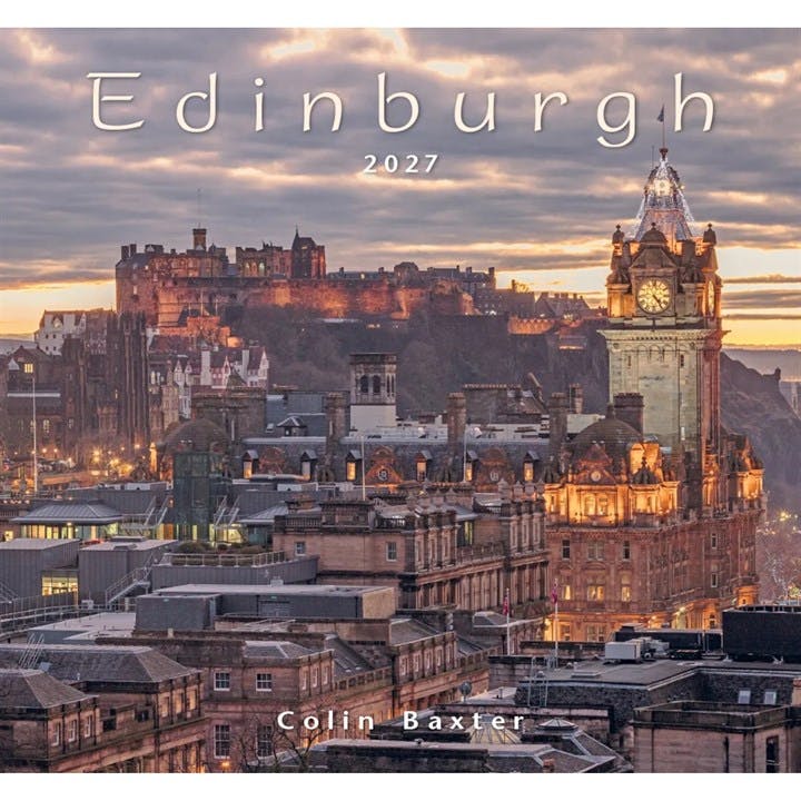 Colin Baxter, Edinburgh Calendar 2027, Wall Calendars, Month To View, Travel, Gift - Image 4