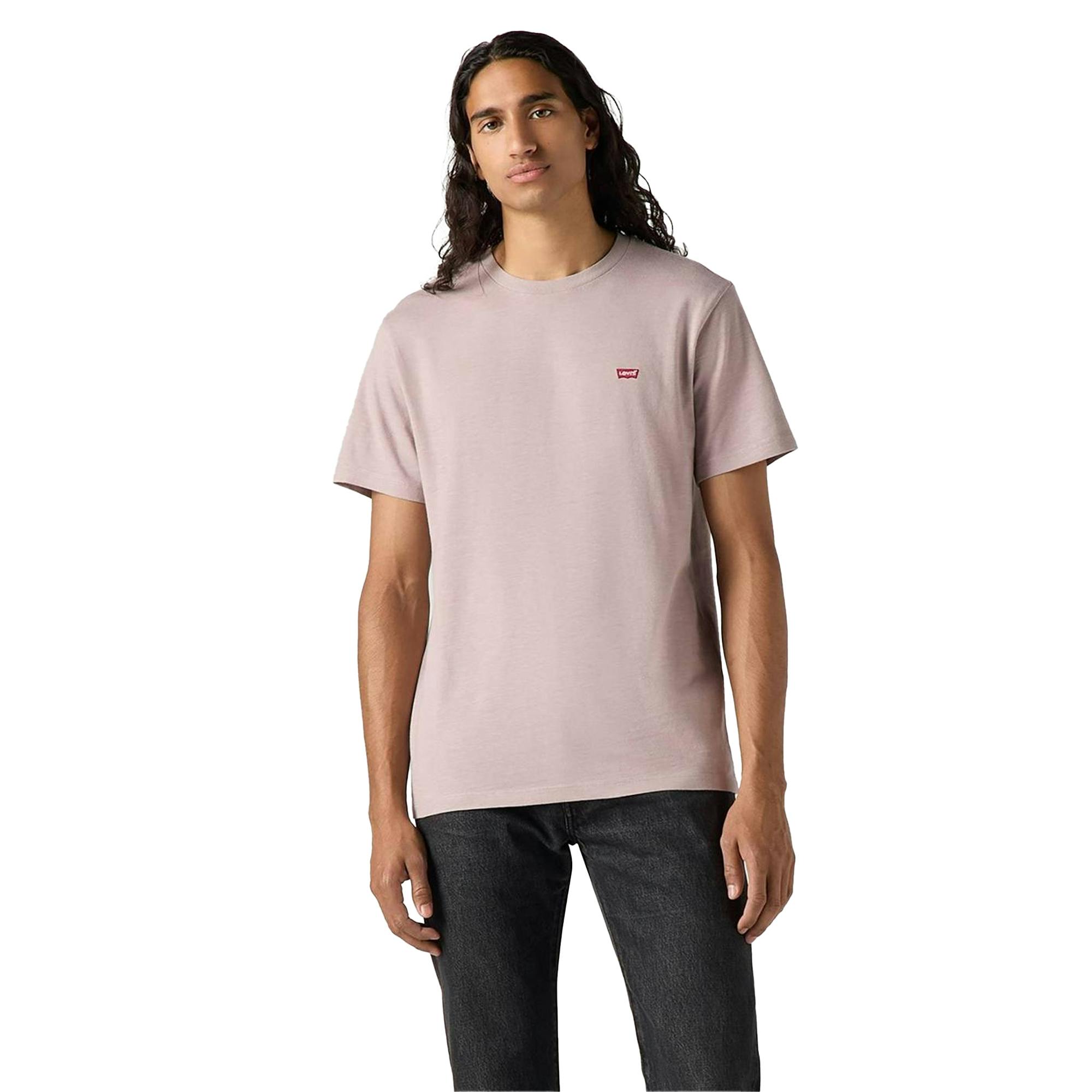 Levis Men's Purple Original Batwing Logo T-Shirt - M - 100% Mixed