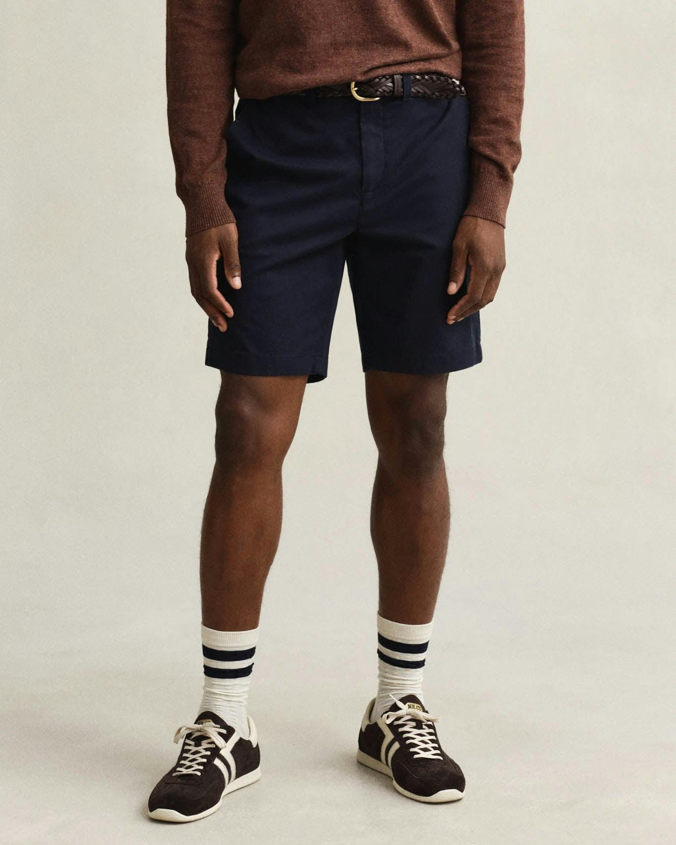 Gant Men's Blue Regular Fit Classic Chino Shorts - 433 Evening - 433 Evening - W36