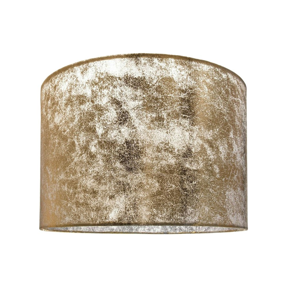 Happy Homewares Gold Modern Designer Foil Effect 10" Lamp Shade For Table Or Ceiling Use
