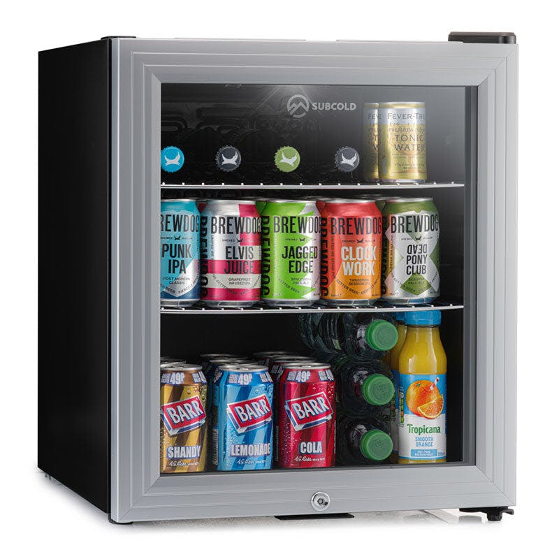 Subcold Black/Silver Super 50 Led Beer Fridge