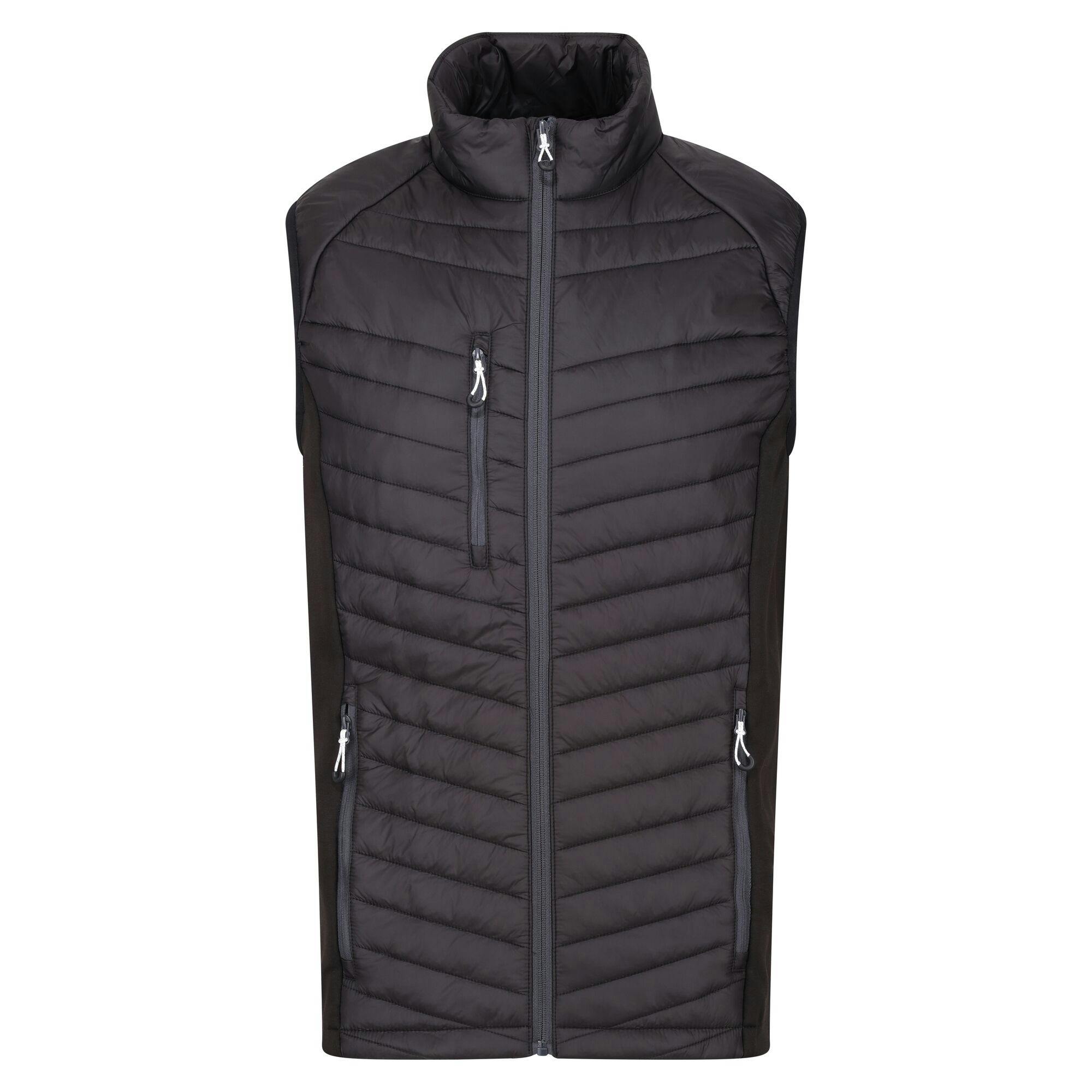 Regatta Men's Grey Professional Quilted Hybrid Gilet - Navy/Seal - Xl - Navy/Seal - 50% Polyamide/50% Polyester