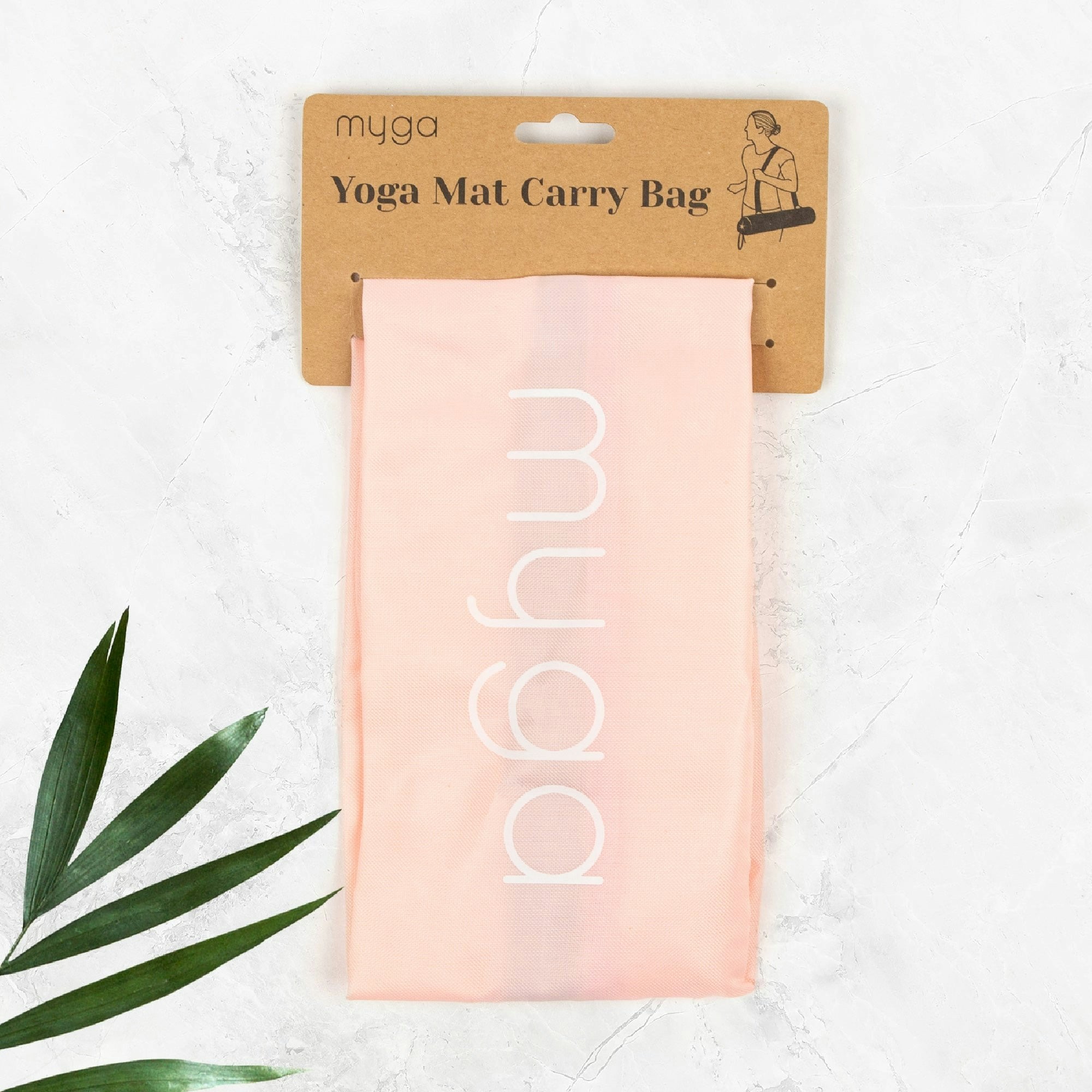 Myga Pink Lightweight And Water-Resistant Yoga Mat Bag – Available In 7 Colours