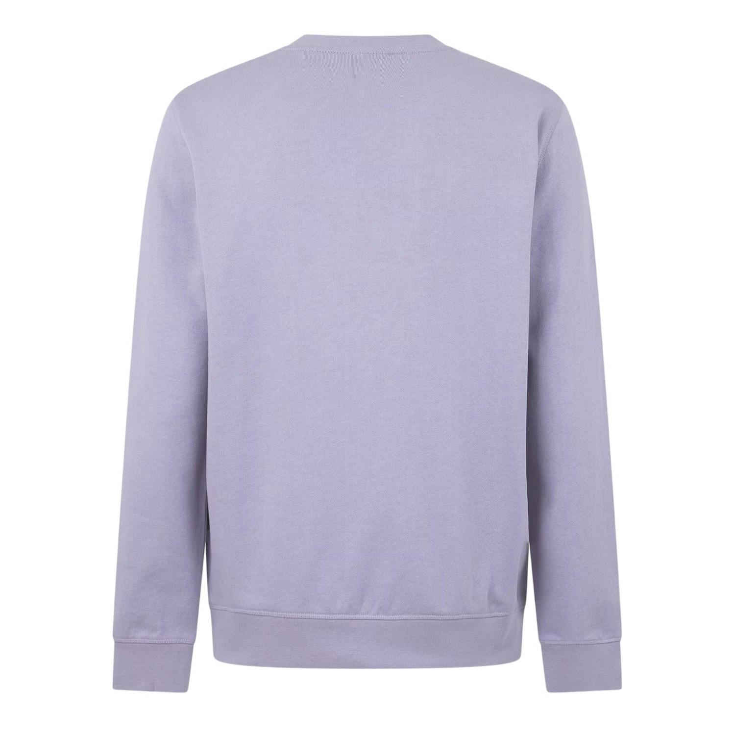 Boss Men's Purple Westart Premium Cotton Crew Neck Sweatshirt - Xxl - 100% Mixed