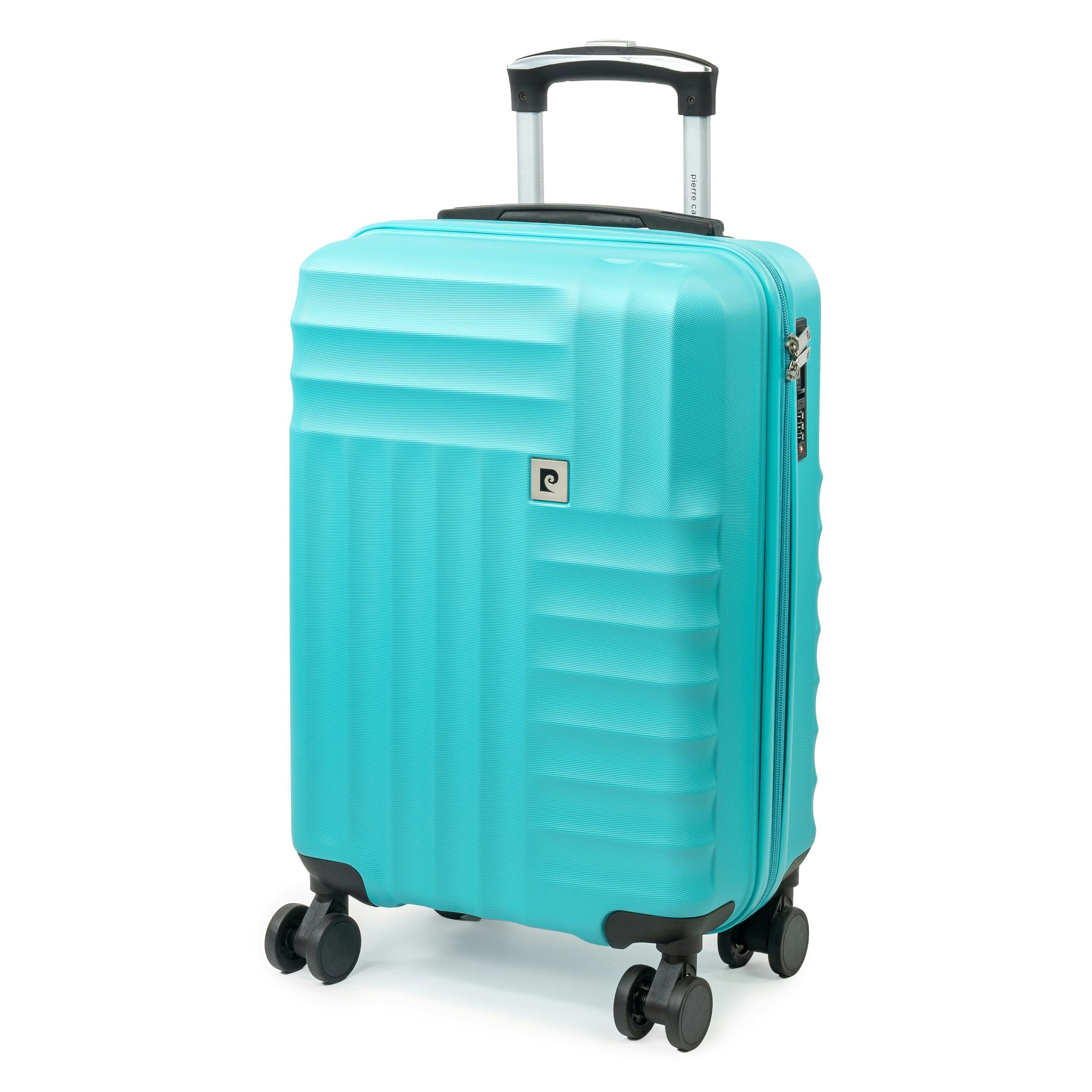 Pierre Cardin Soleil Hard Shell Suitcase Wheeled Luggage - Small - Abs - Teal