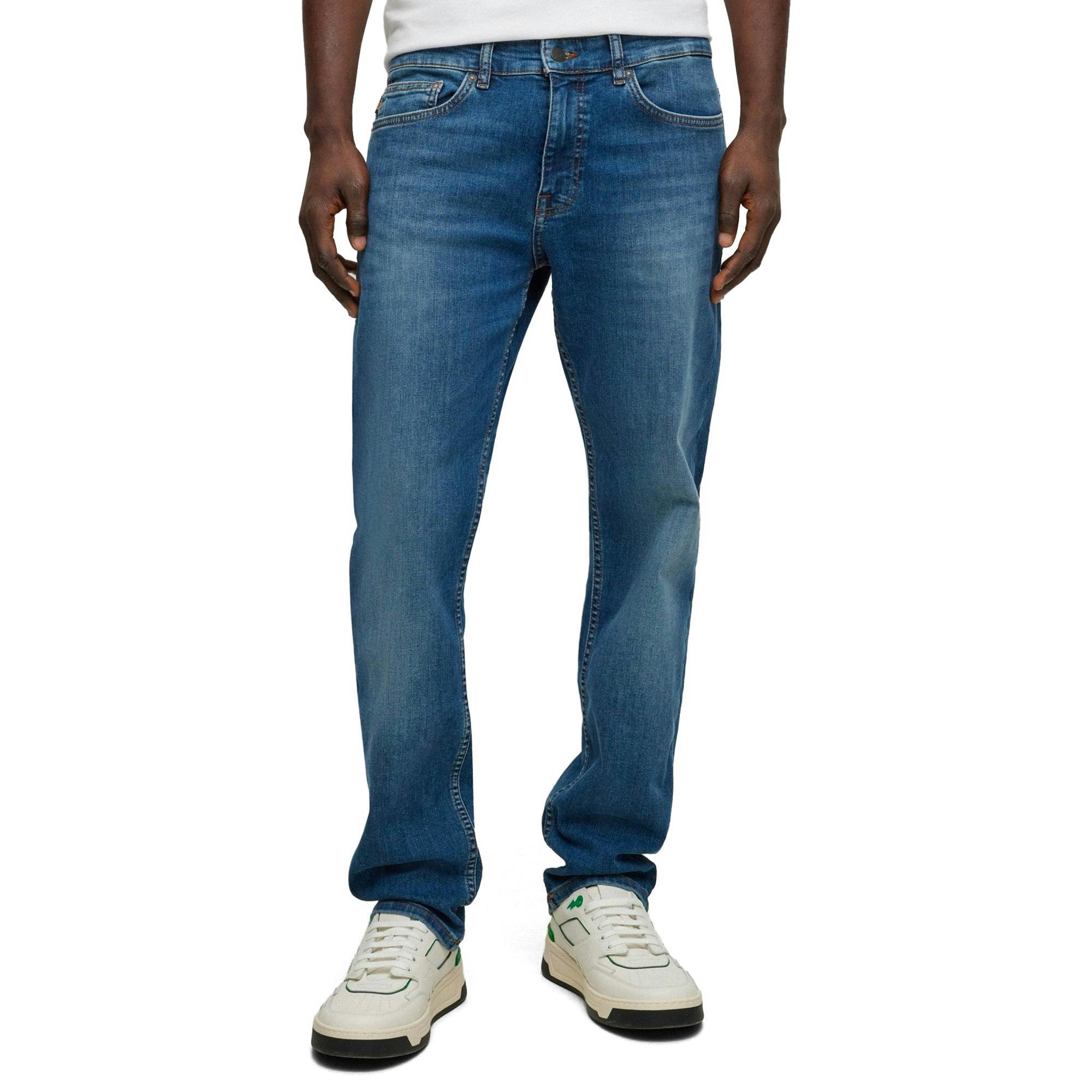 Boss Blue Delaware Slim Fit Jeans - Habit Mid Stretch - 30/32