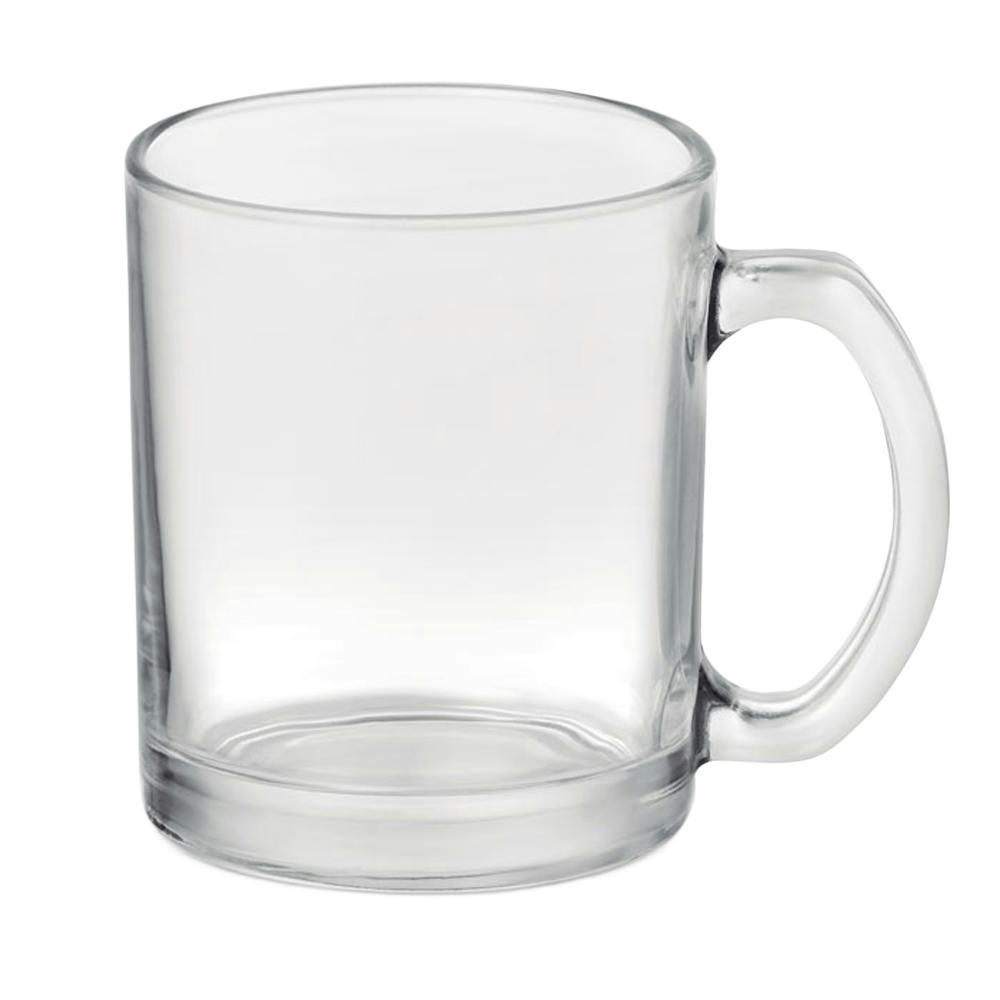 Midocean Sublimgloss Glass Sublimation 300Ml Mug - Transparent - One Size - Transparent