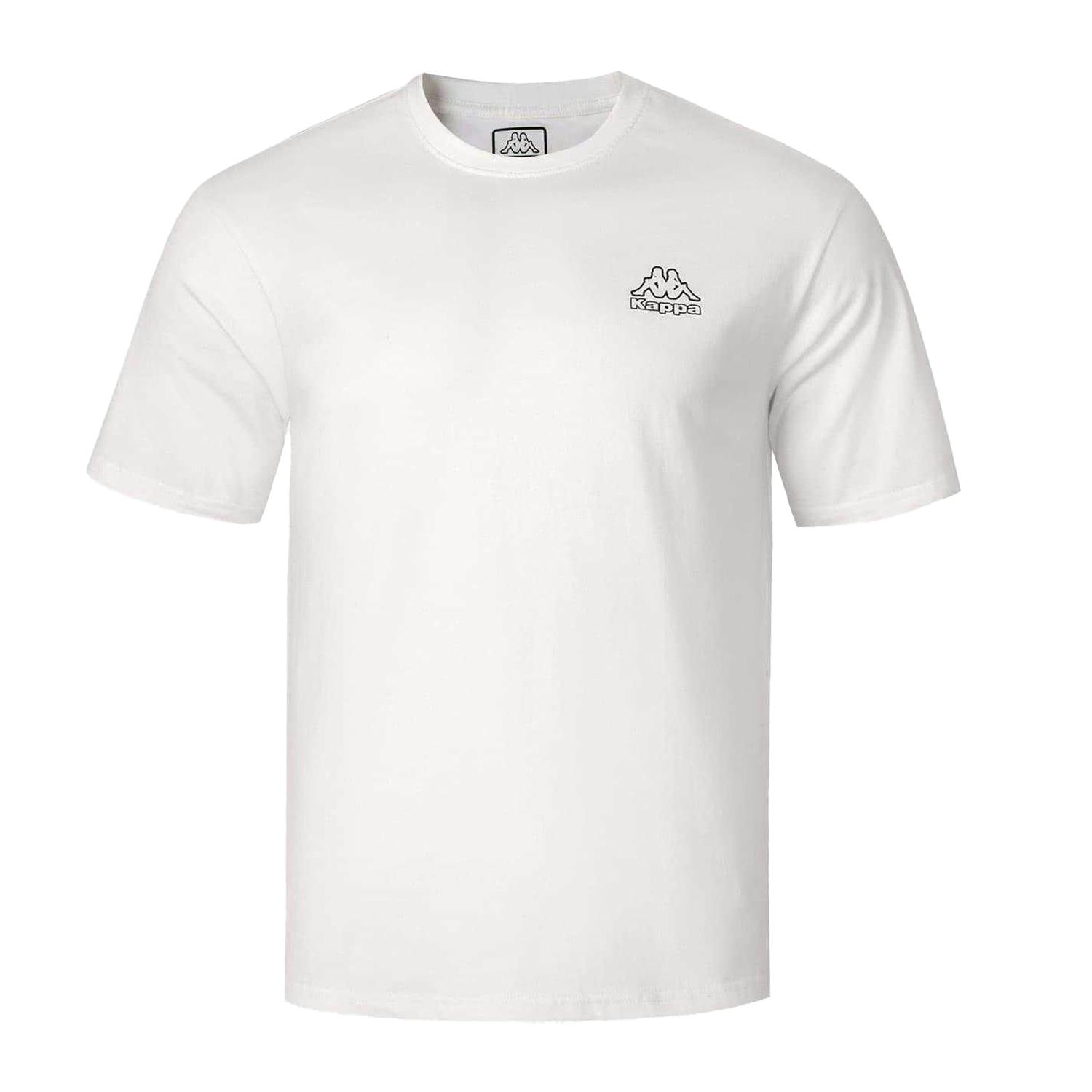 Kappa Men's White Cotton T-Shirt - M - 100% Cotton
