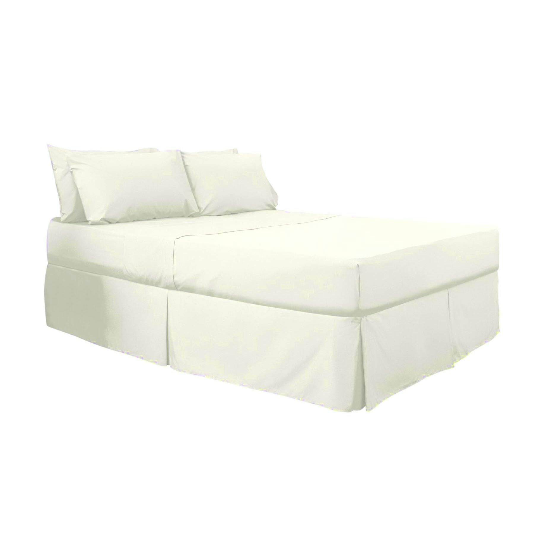 Belledorm Ivory 200 Thread Count Egyptian Blend Platform Valance - Double - 100% Cotton