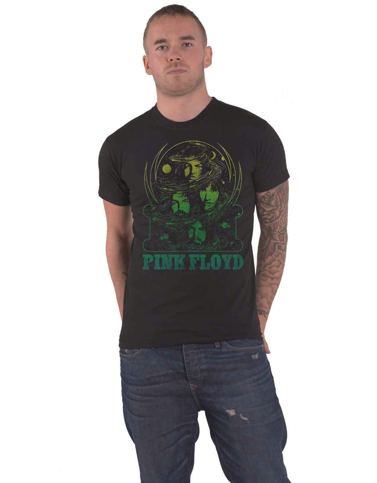 Paradiso Clothing Unisex Pink/Green Floyd Swirl T Shirt - M