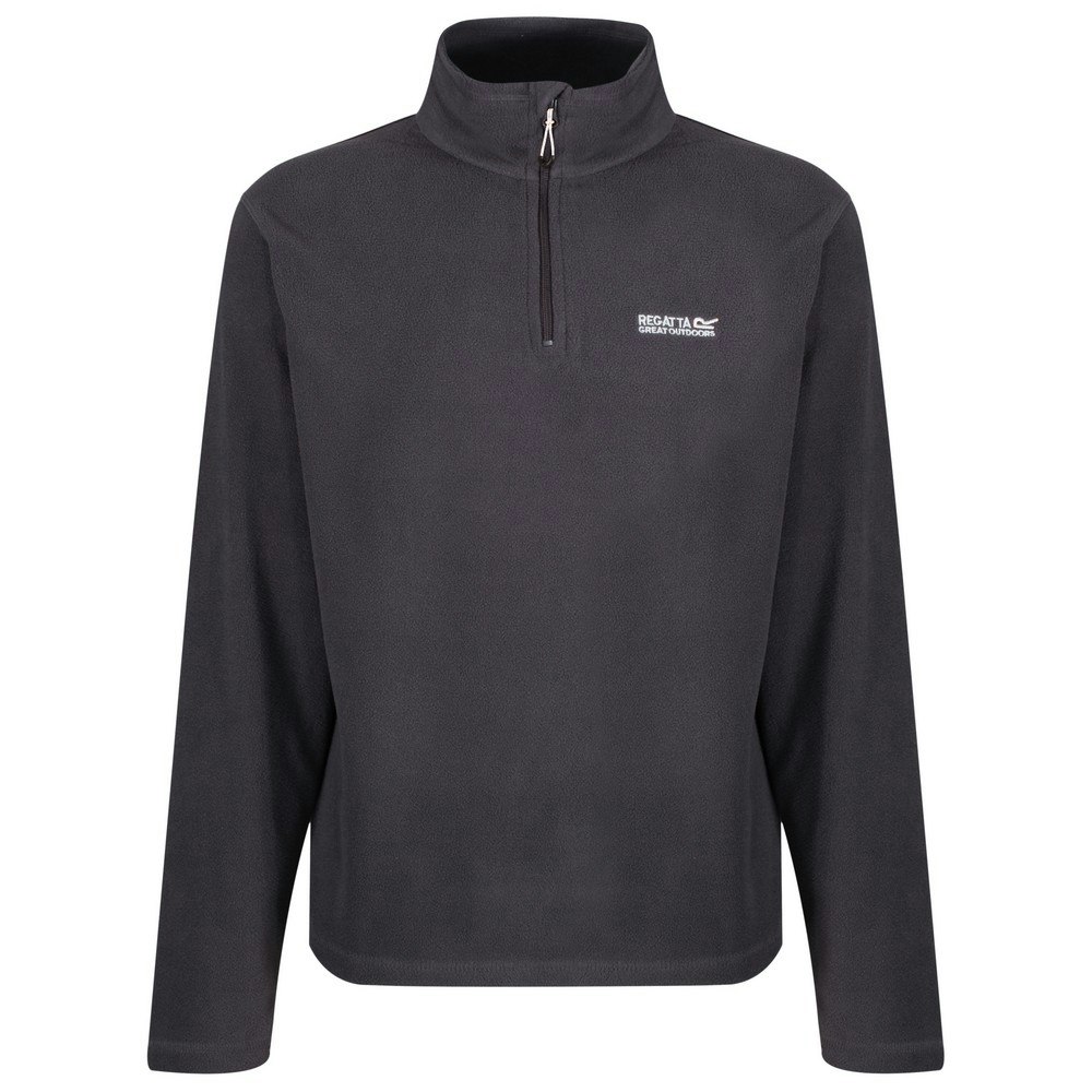 Regatta Men's Great Outdoors Thompson Half Zip Fleece Top - Iron - Iron - 4XL
