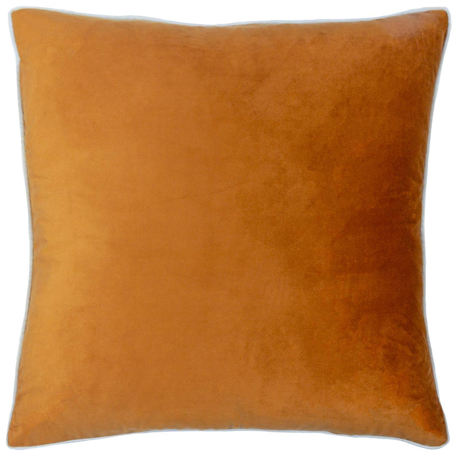 Riva Home Meridian Cushion Cover - Ginger/Ecru - 55 X 55Cm - Ginger/Ecru - 100% Polyester