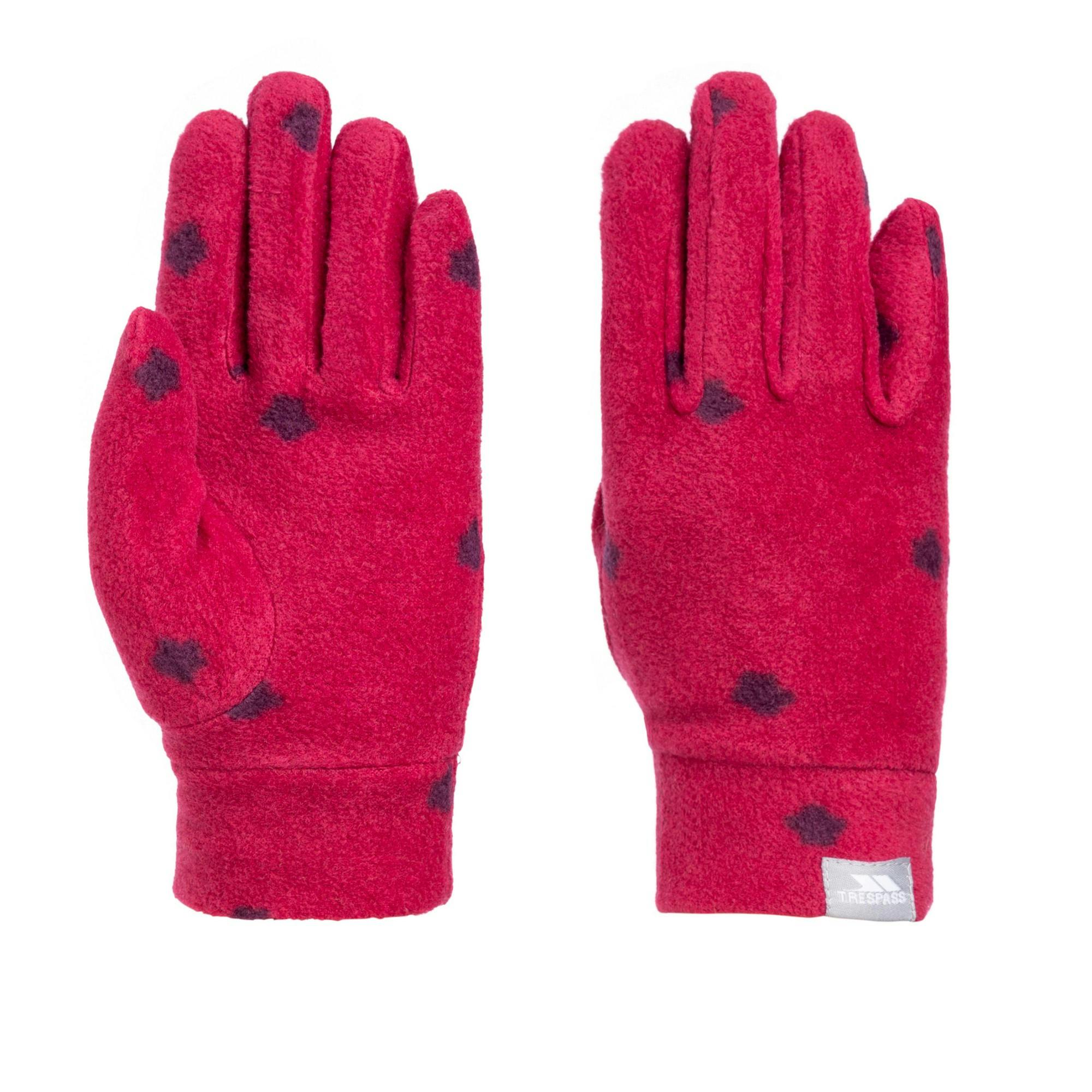 Trespass Childrens/Kids Zumee Gloves - Berry - Berry - 5-7 Years - 100% Polyester