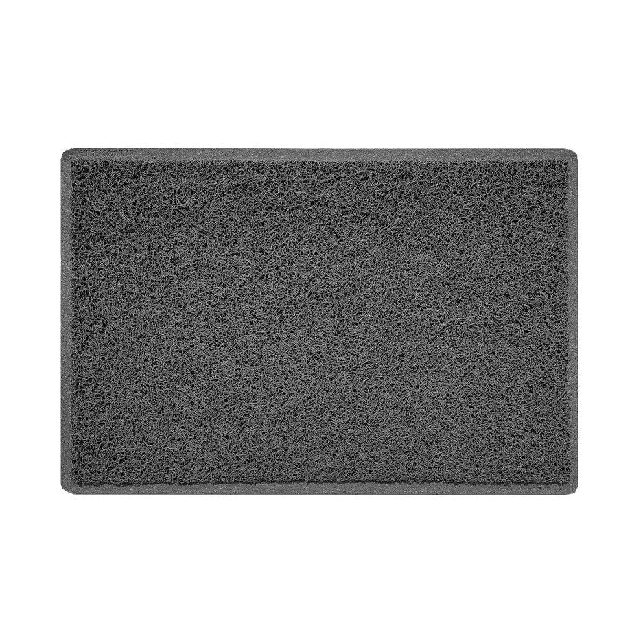 Nicoman Dark/Grey Indoor Spaghetti Doormat Plain - 60Cm X 40Cm - Yes (Suitable For Indoors)