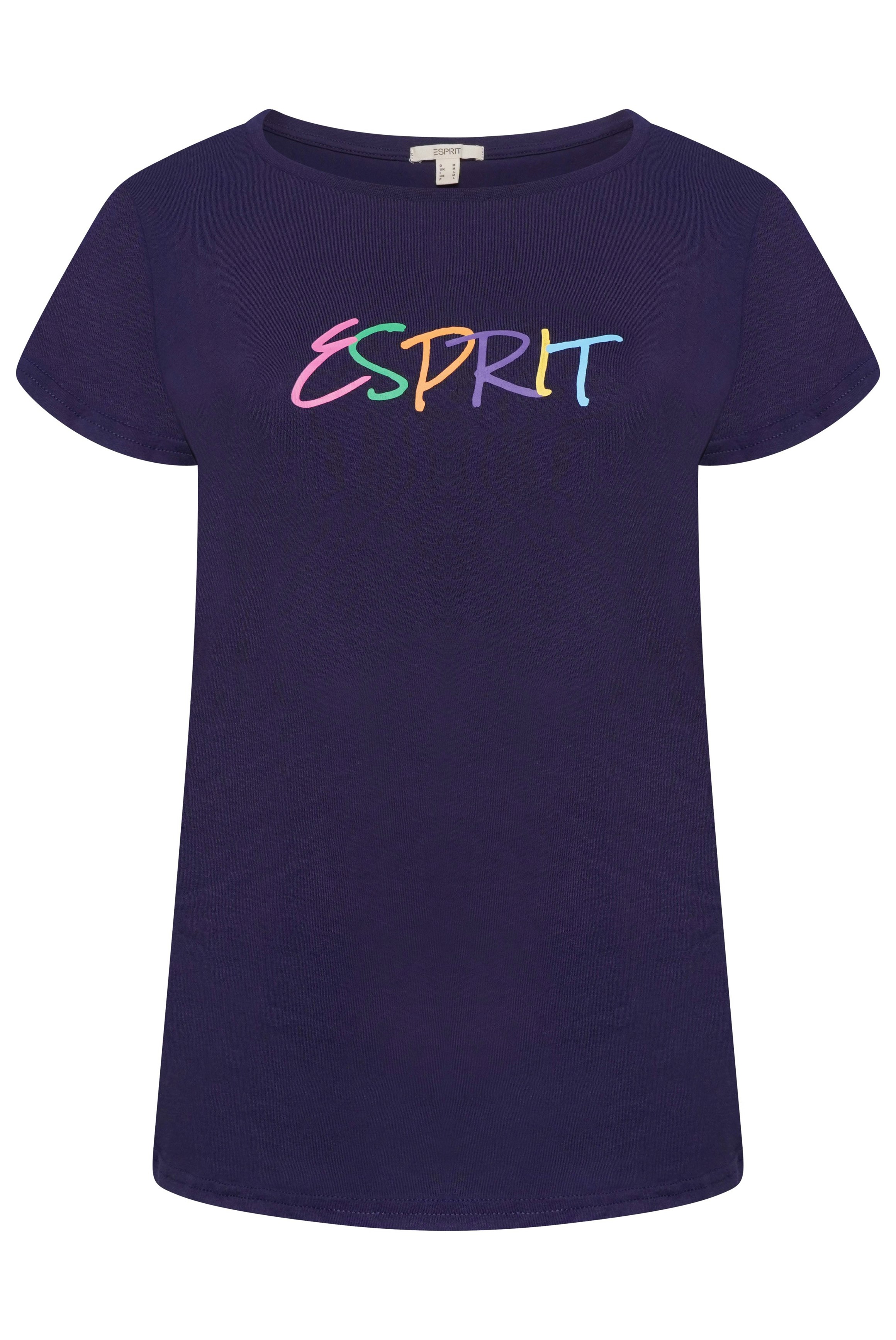 Esprit Women's T-Shirt Pattern 2 Navy - S - Navy