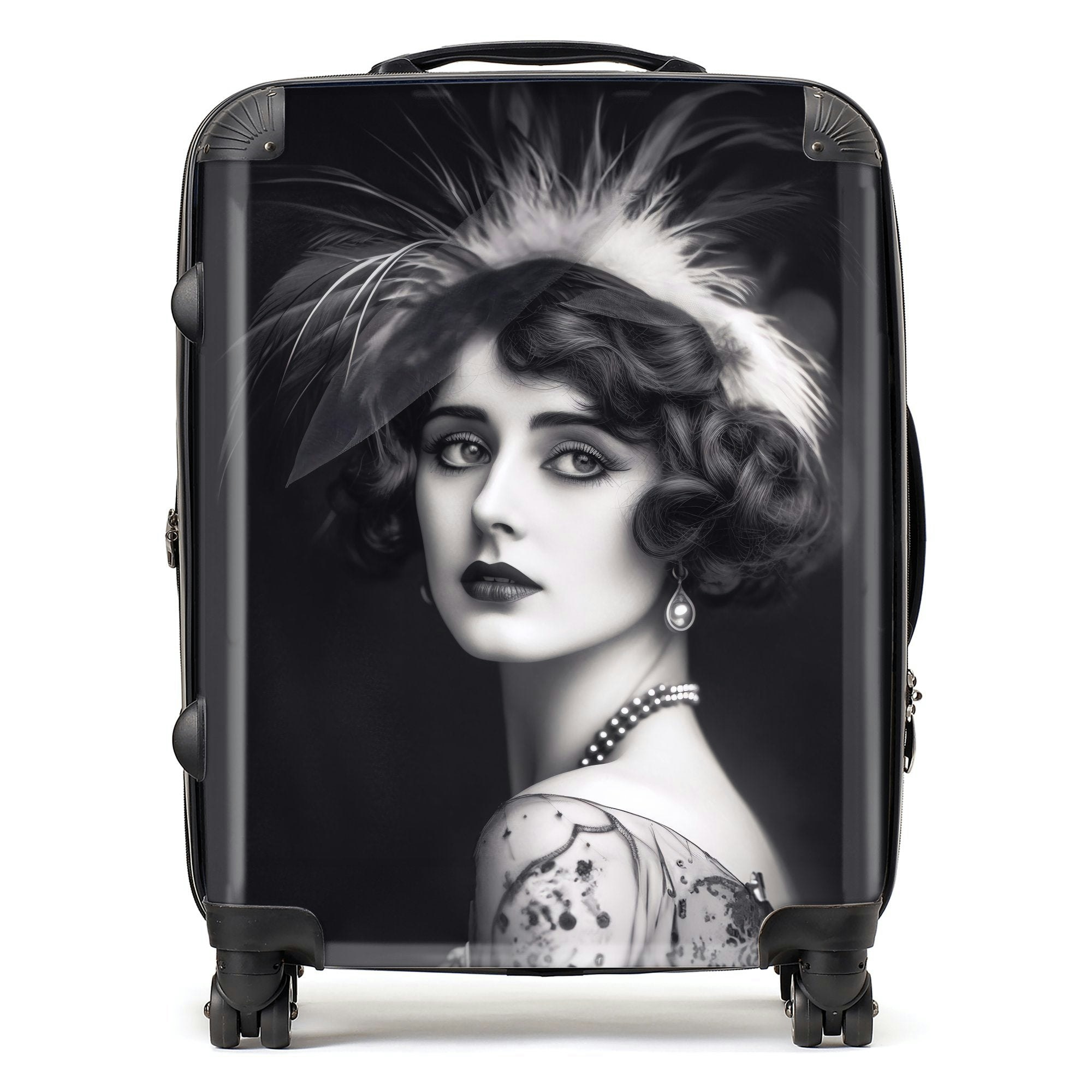 Warren Reed Glamorous Edwardian Showgirl Suitcase - Large