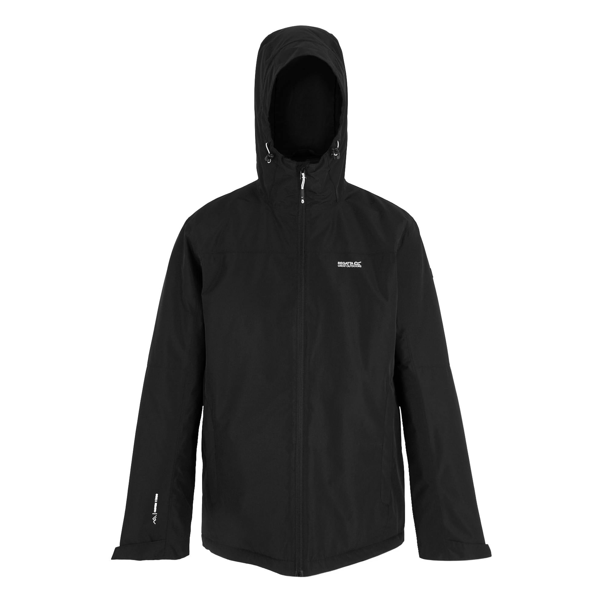Regatta Men's Black Thornridge Insulated Waterproof Jacket - Xxl - 100% Polyester