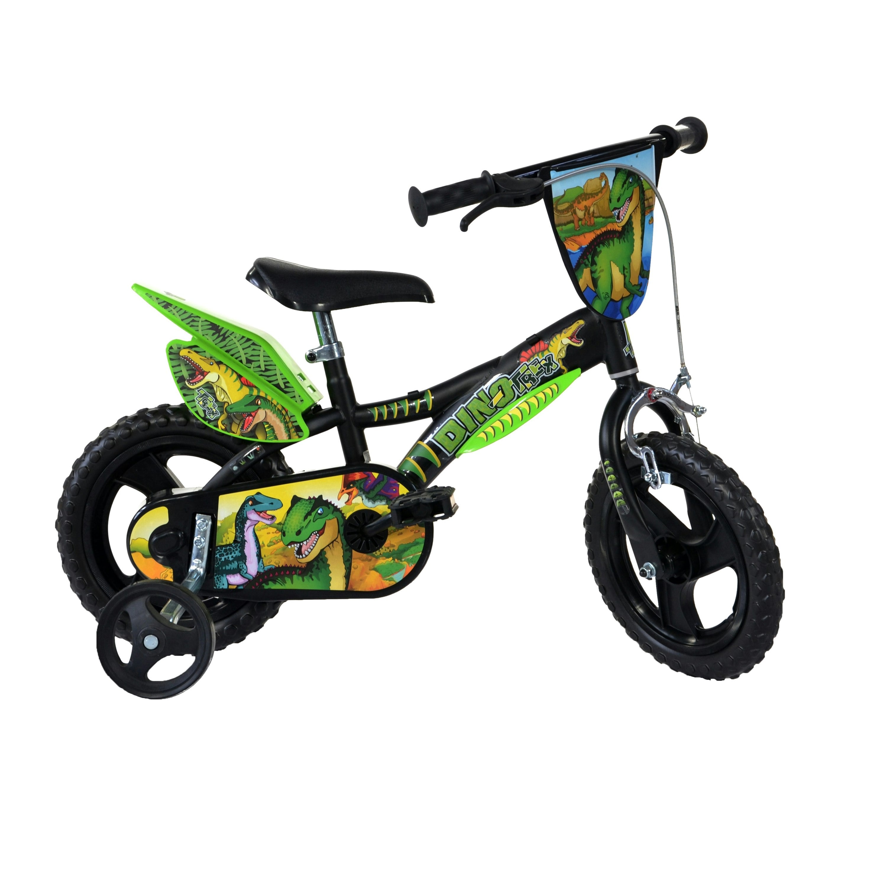 Dino Bikes Green Dinosaur 12" Bicycle - 12 Inch - 3 To 5