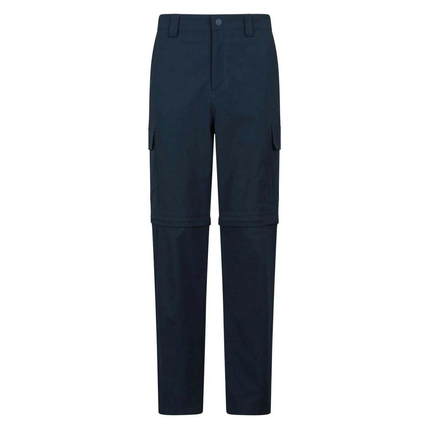 Mountain Warehouse Men's Delta Stretch Zip-Off Trousers - Navy - 42R - Navy - 95% Polyamide/5% Elastane