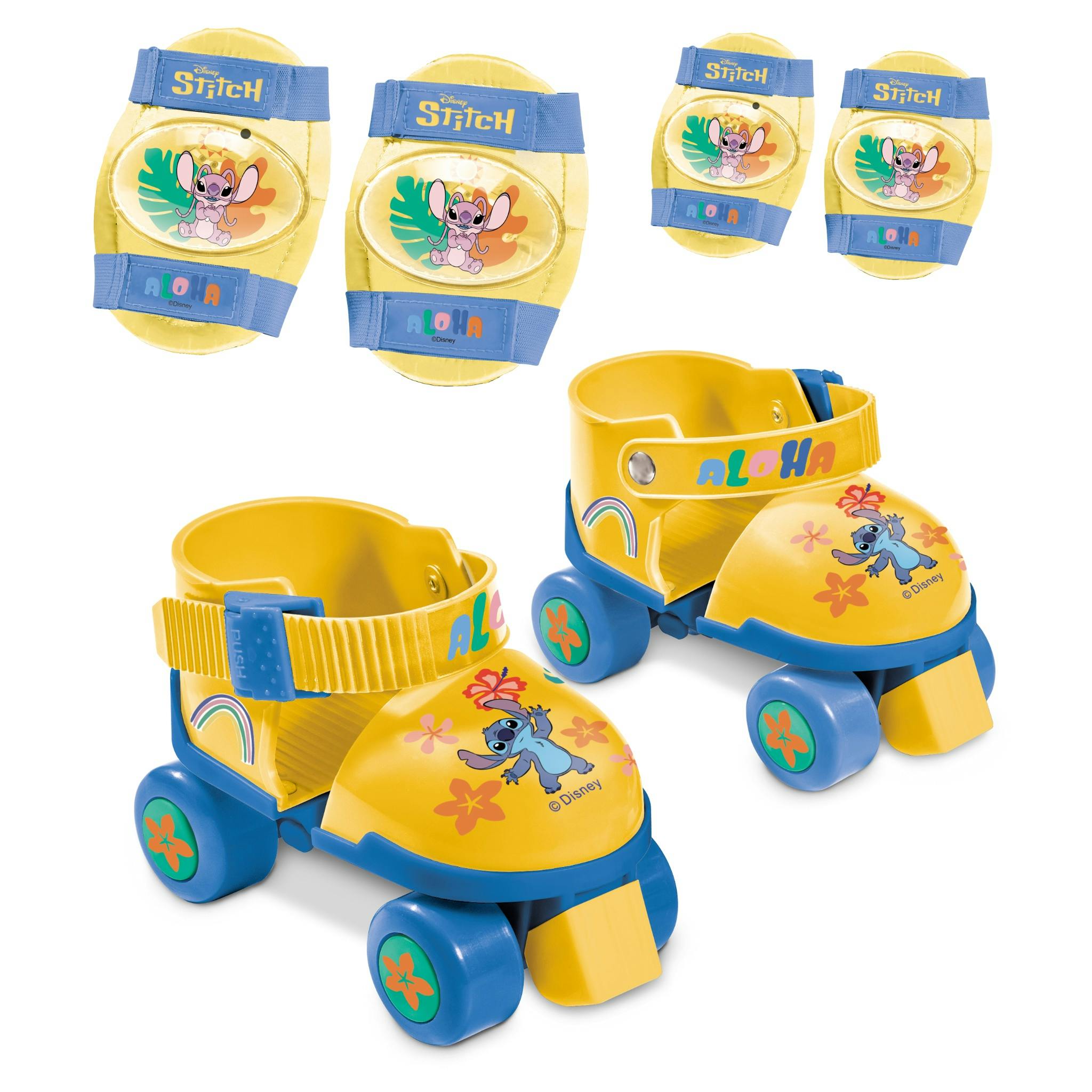 Mondo Yellow Disney Stitch Adjustable Roller Skates Set