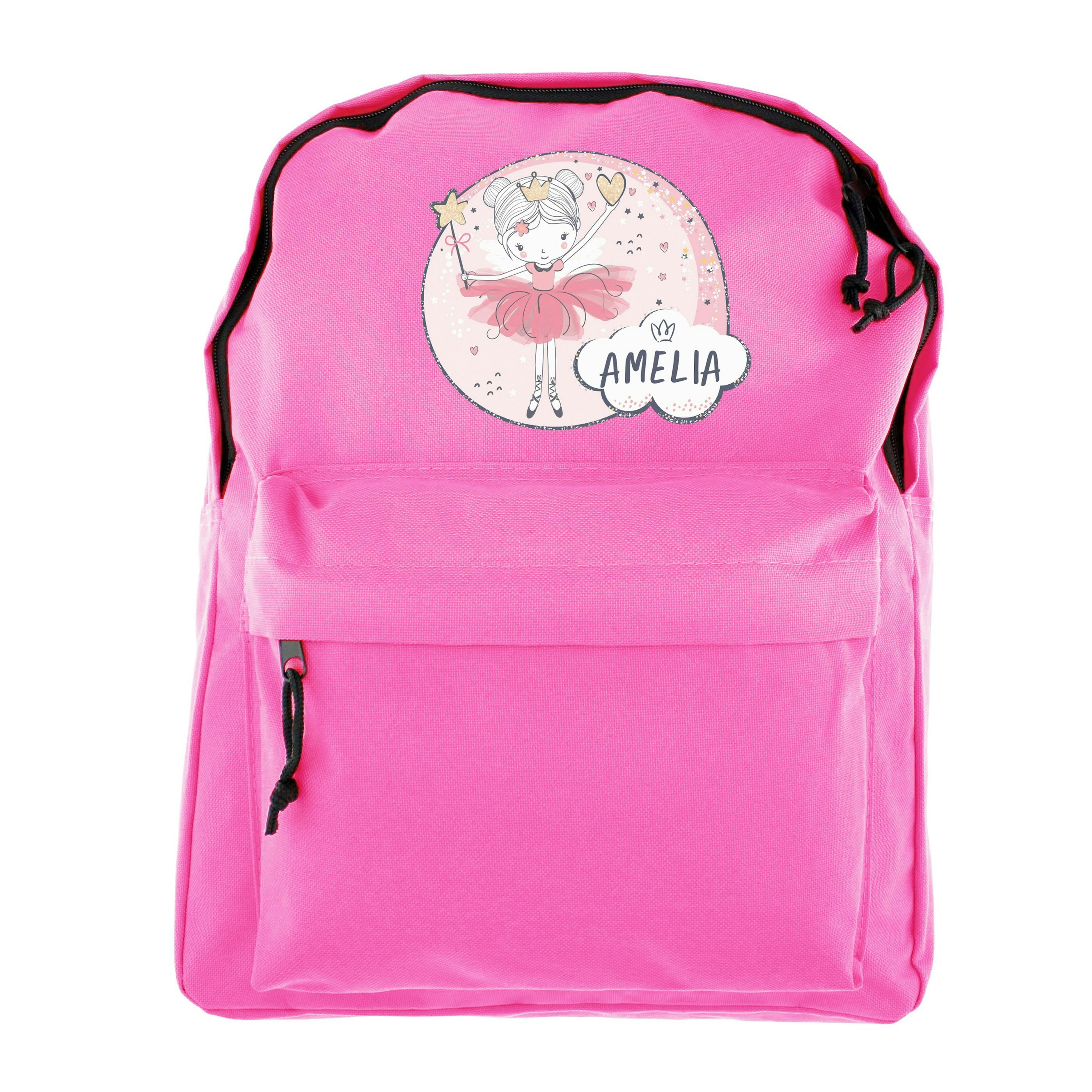 Personalised Memento Company Pink Personalised Fairy Backpack