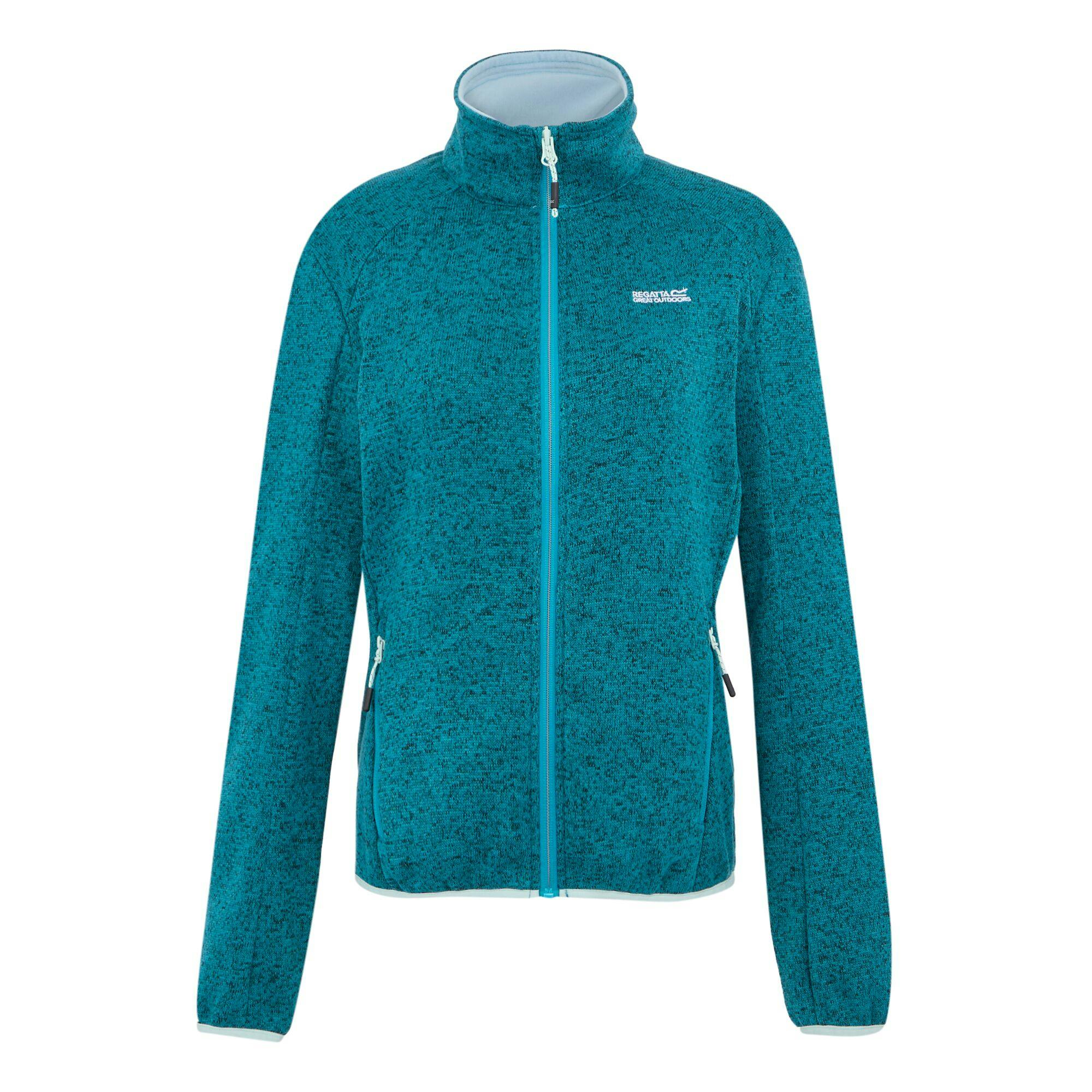 Regatta (20 Uk, Exotic Plume/Icy Morn) Womens/Ladies Newhill Ii Full Zip Fleece Jacket - Image 2