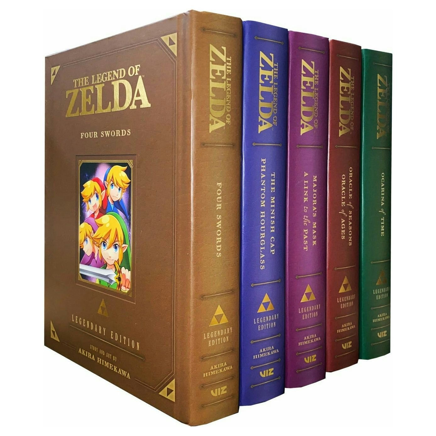 Viz Media Boys The Legend Of Zelda Legendary Paperback Edition Vol 1-5 Collection 5 Books Set